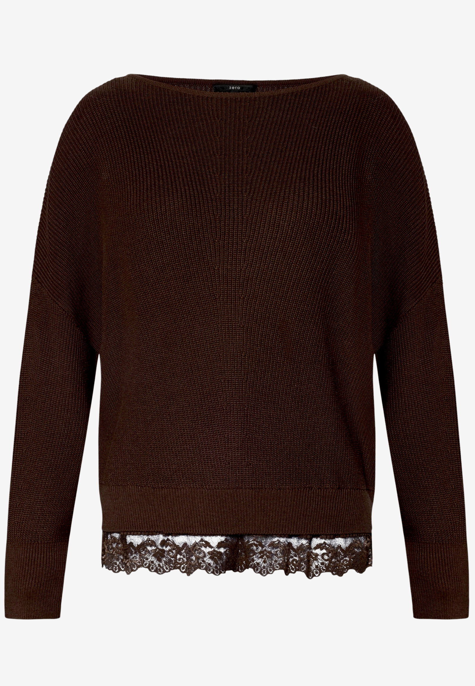 Strickpullover Kurz 1/1 Arm, Chocolate Plum #1