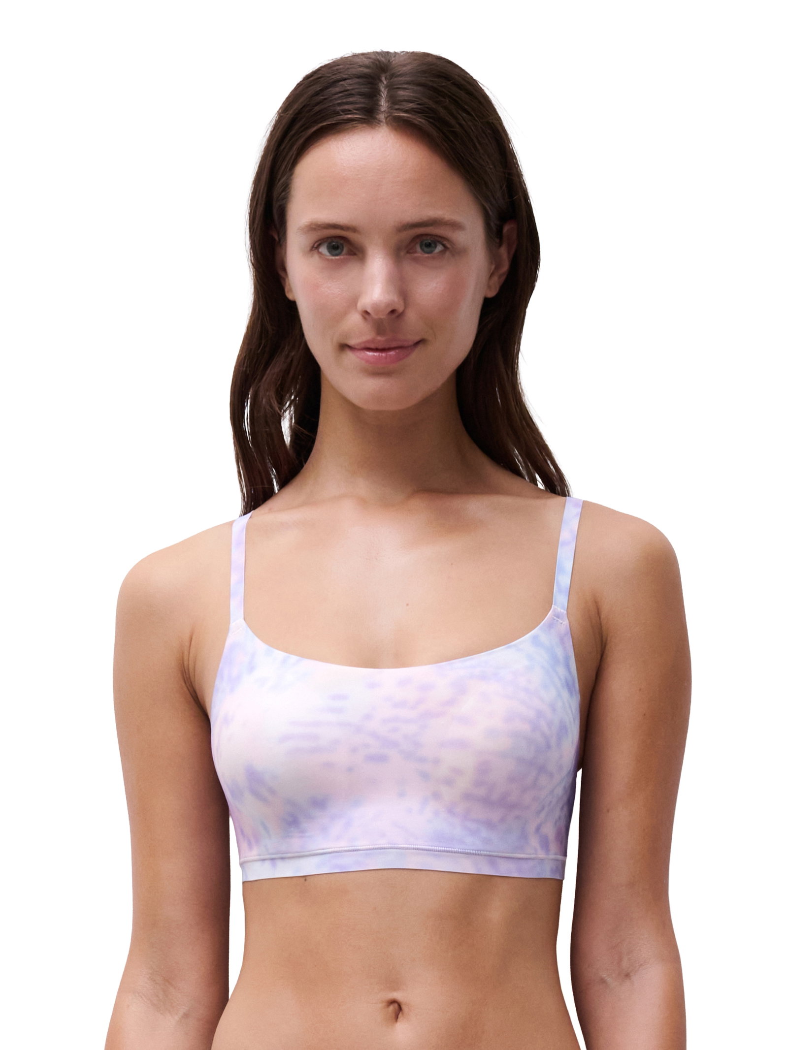 SOFTSTRETCH UW BH B. LOS PADDED BRALETTE, LILAC ORCHIDS #2