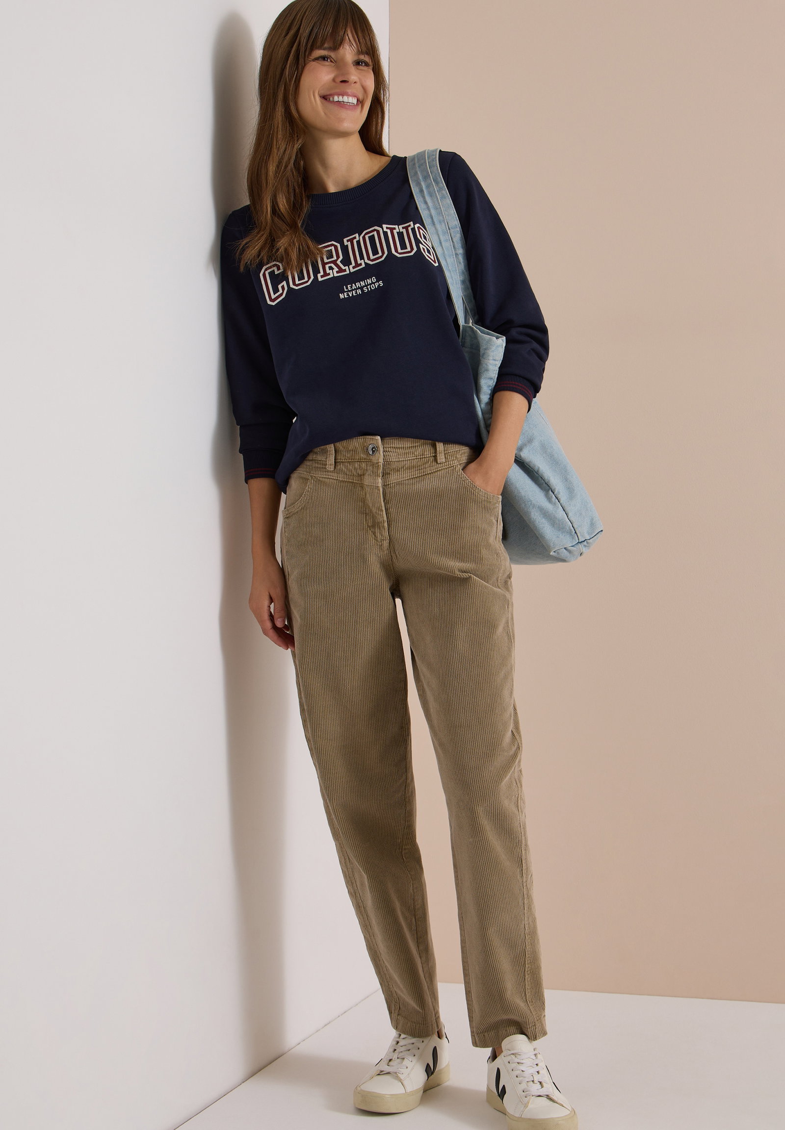 Style Scarlett Barrel Corduroy, creamy mocha #5