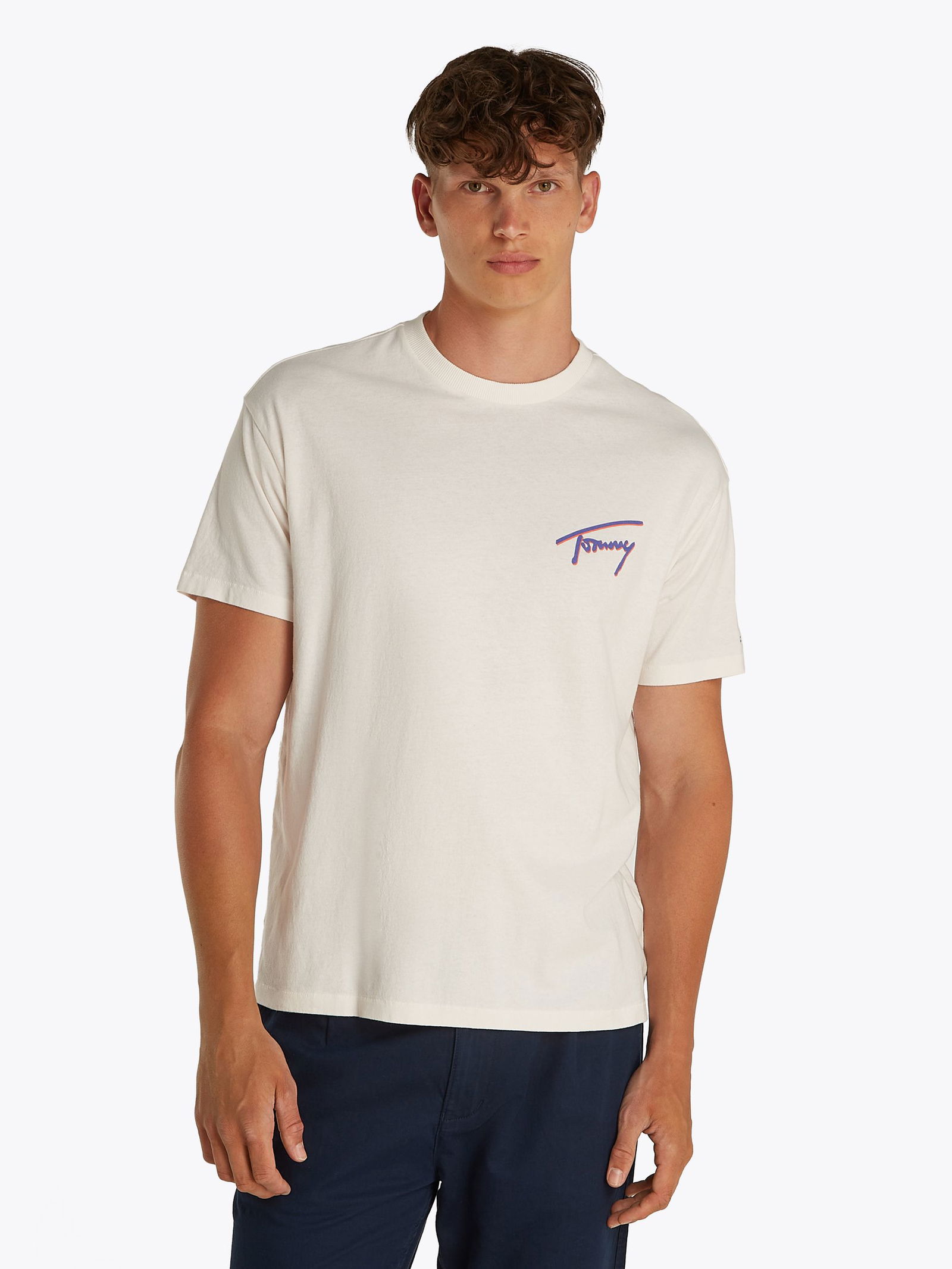 Tommy Jeans |  Tommy Jeans Shirt  | XXL | ancient white