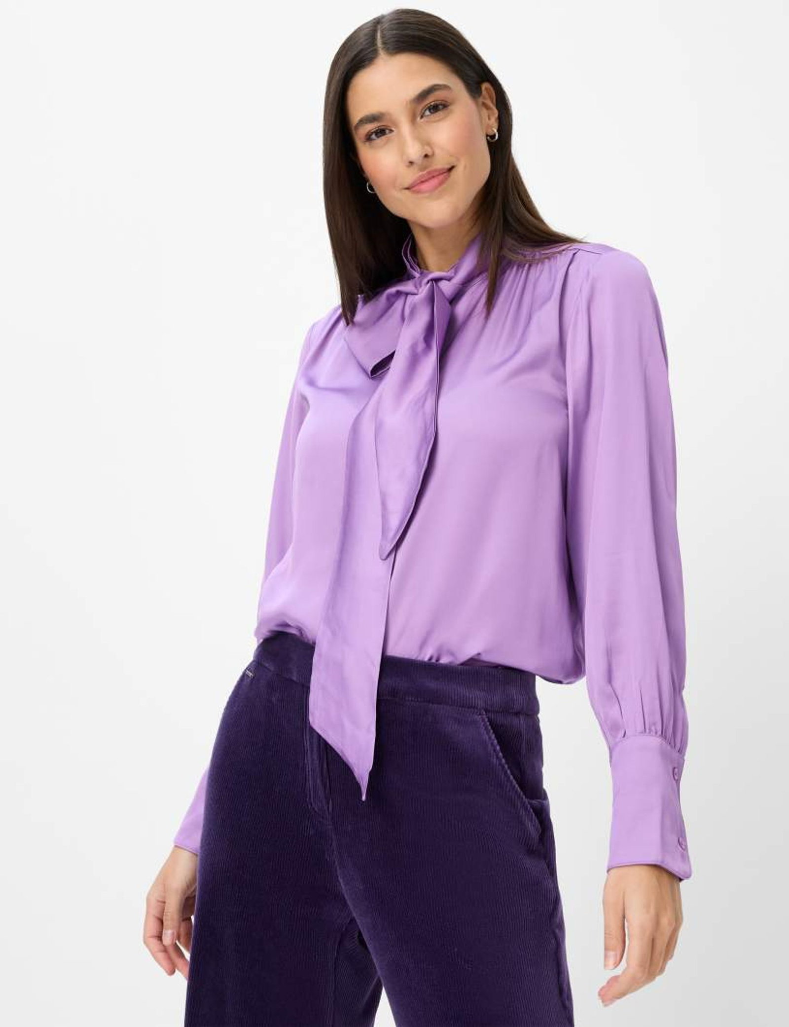 a2ab65b238cb6d901edd901a033a1b00 Brax | Brax Druckbluse | 46 | hyacinth