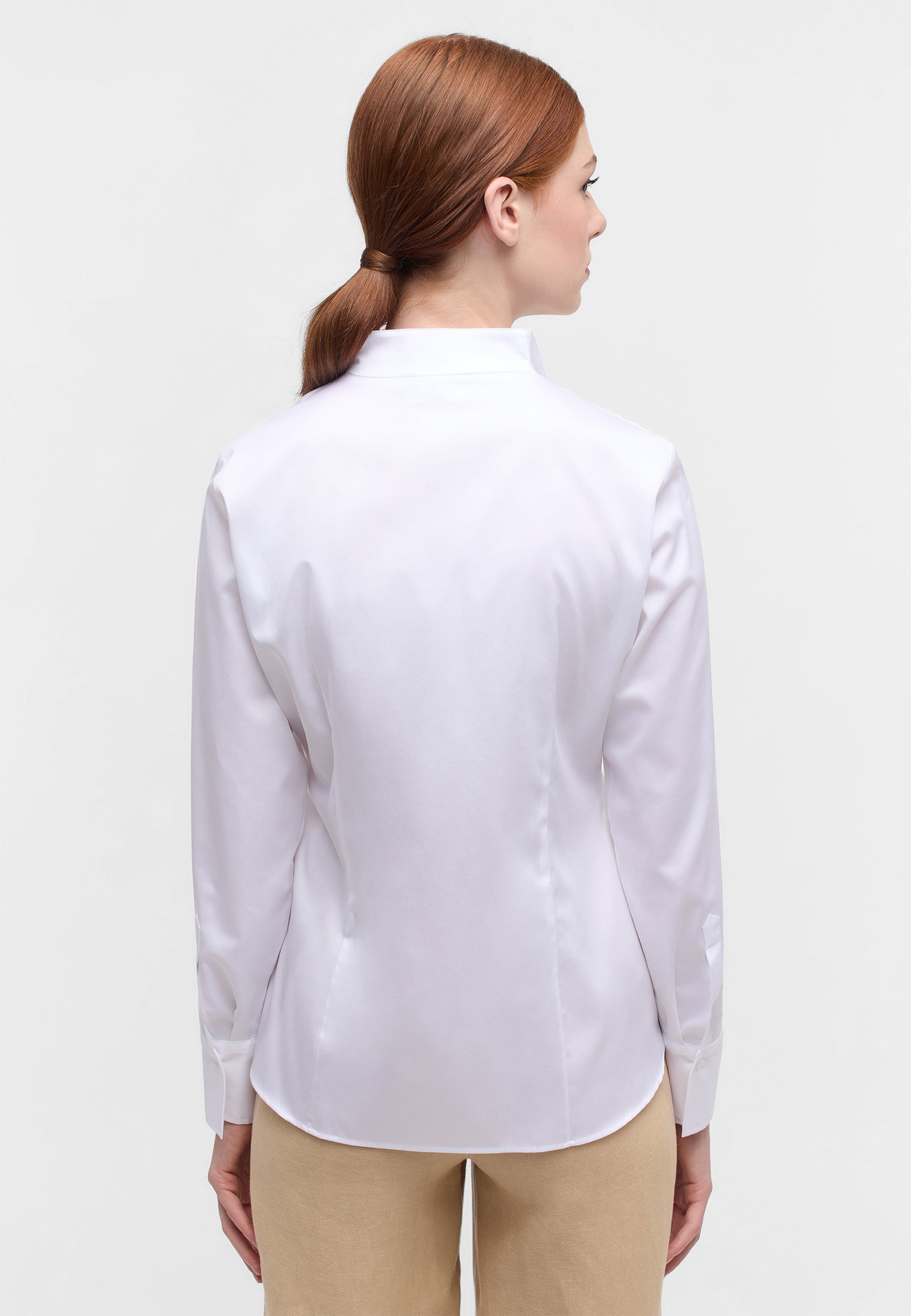 Eterna Bluse Satingewebe Langarm #4