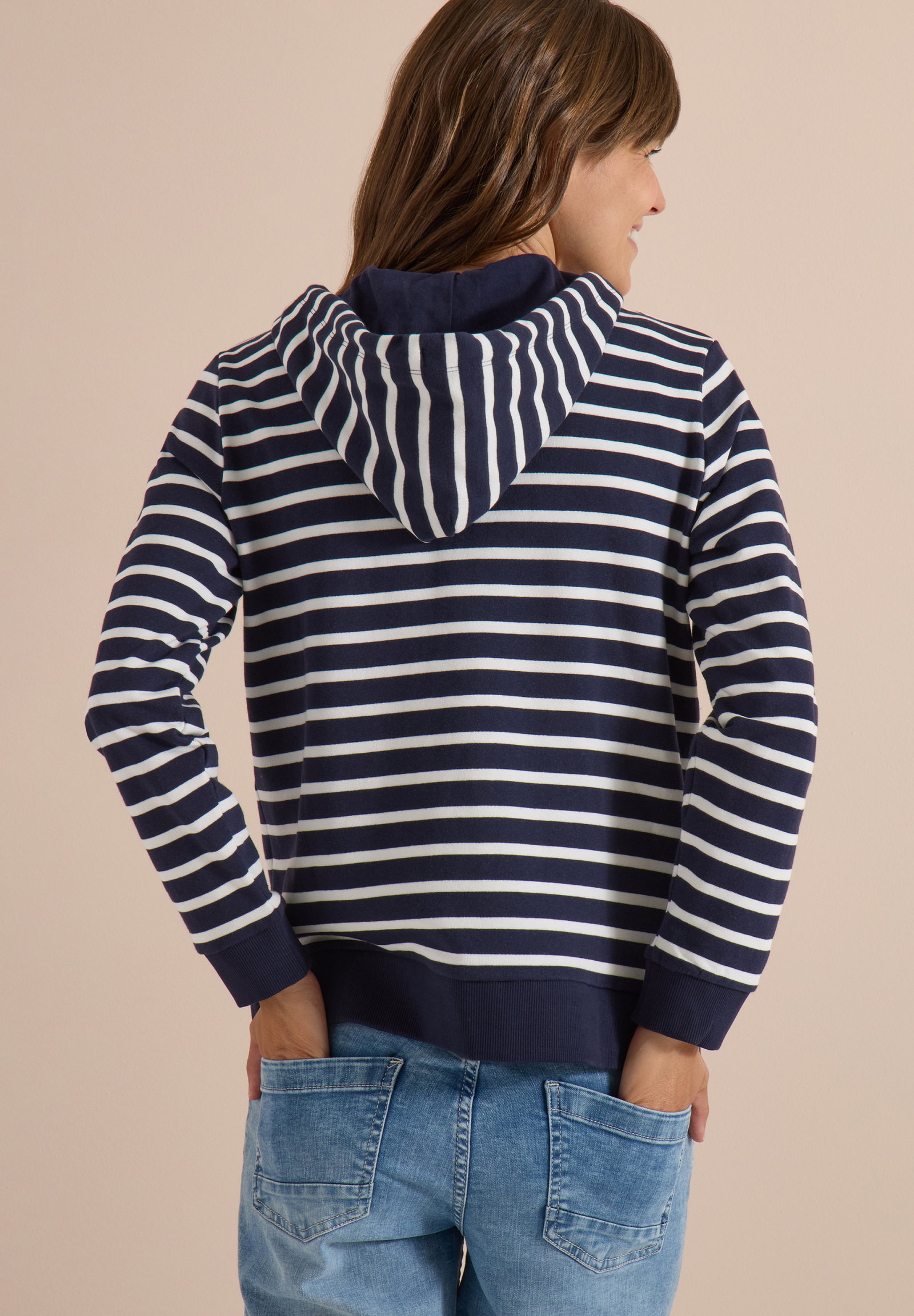 NOS Striped T-Shirt Jacket, urban dark blue #4
