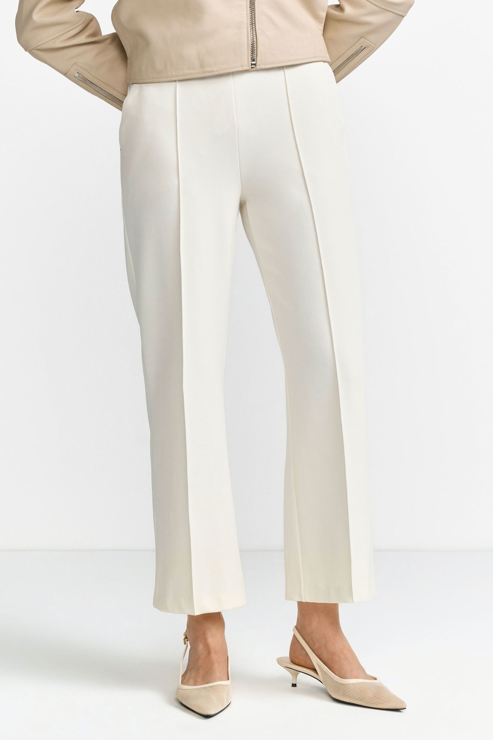 Rich & Royal |  Rich & Royal Schmale Hose  | 42 | pearl white