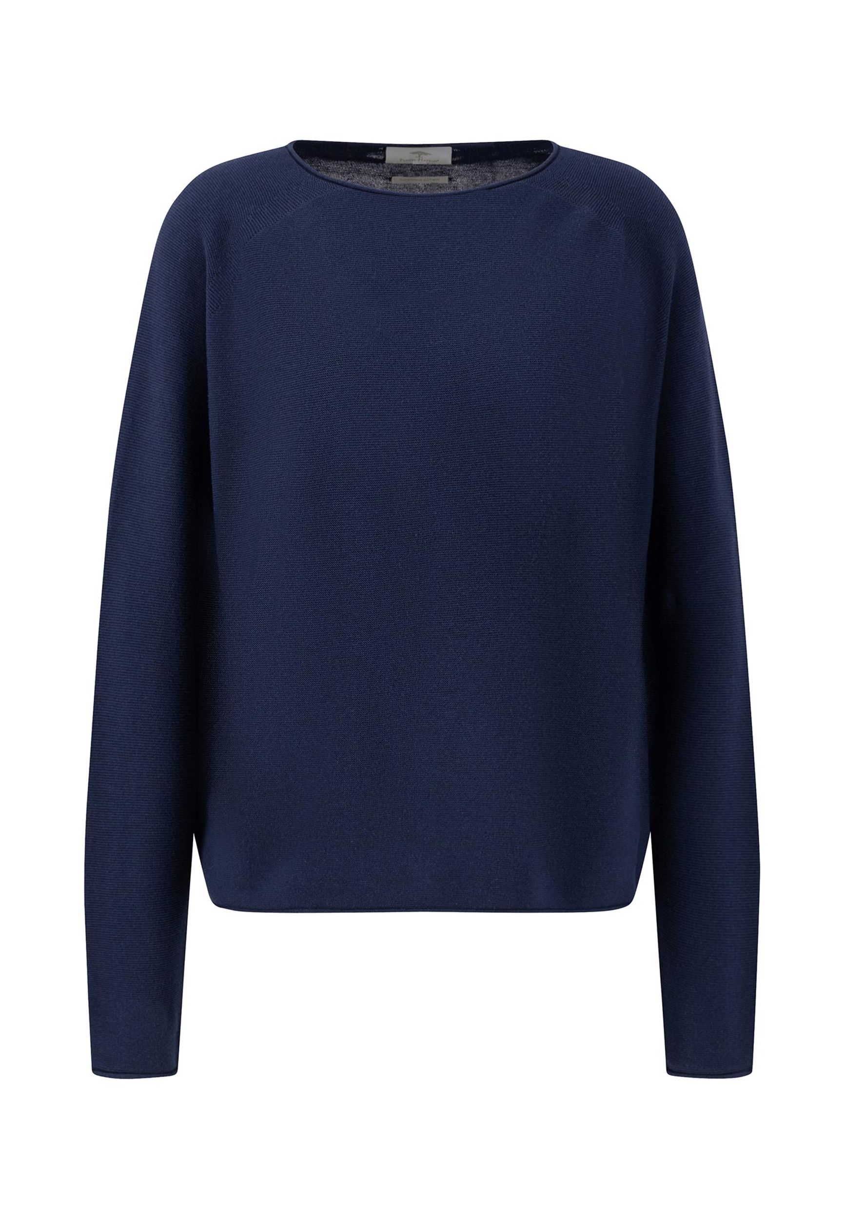  |  PULLOVER O-NECK FINE COTTON | M | navy