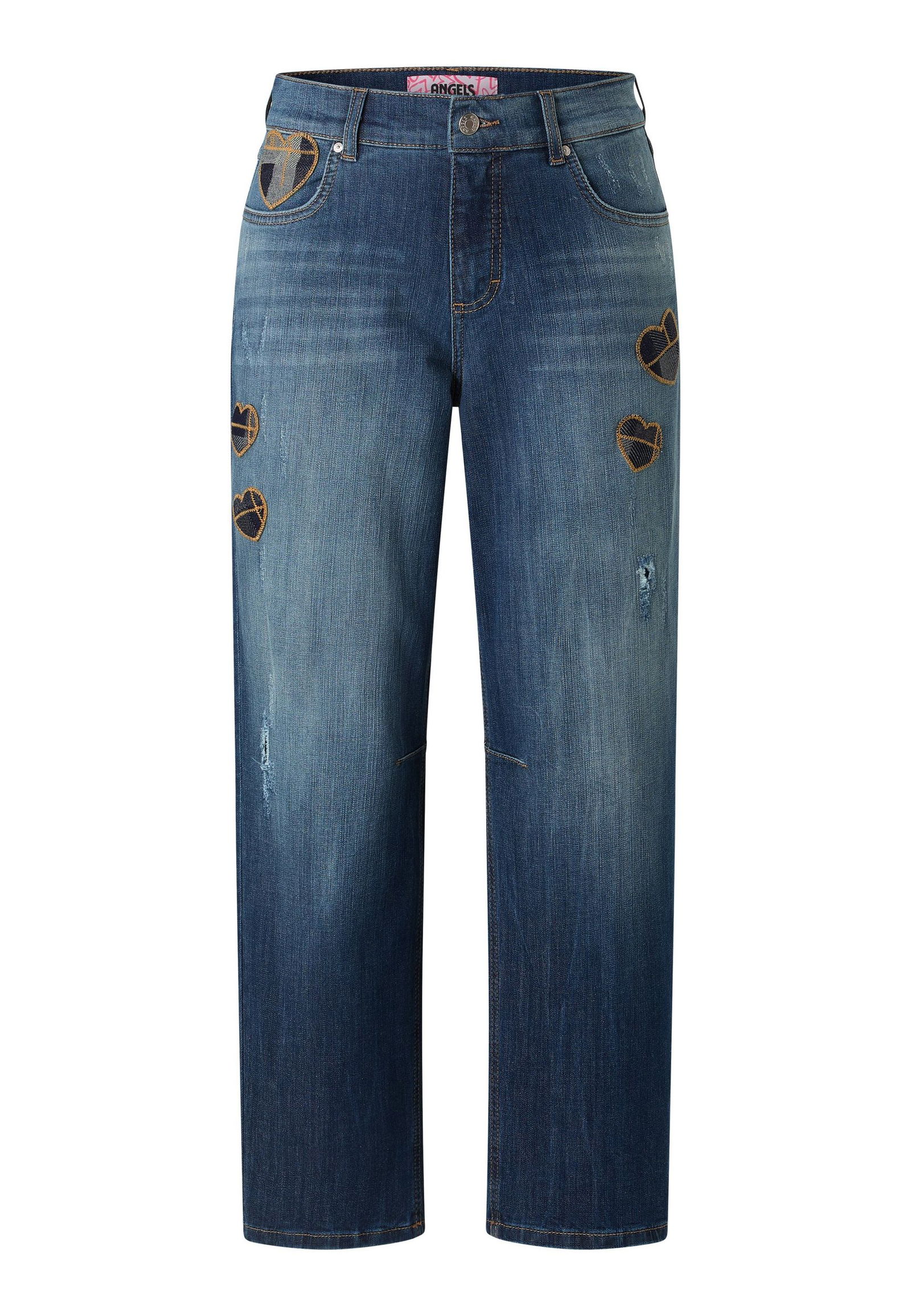 Angels |  Angels Boyfriend Jeans  | 36/28 | mid blue used destroyed