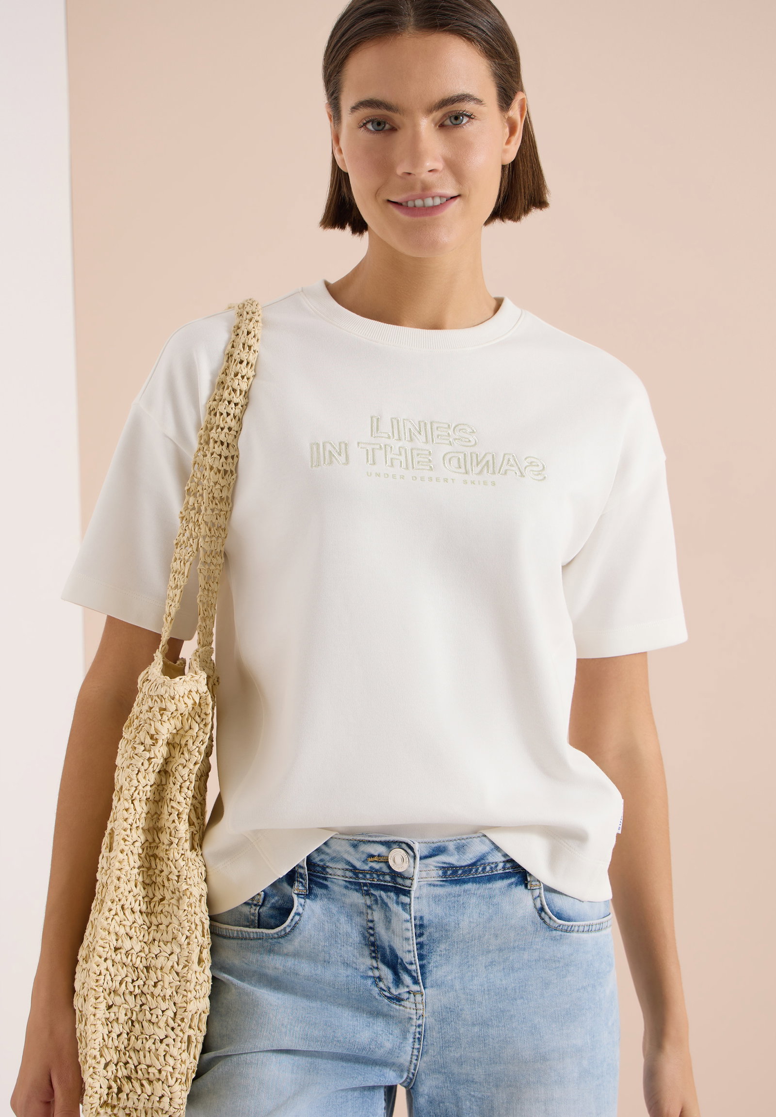 Sweatshirt w. Embroidery, vanilla white #3