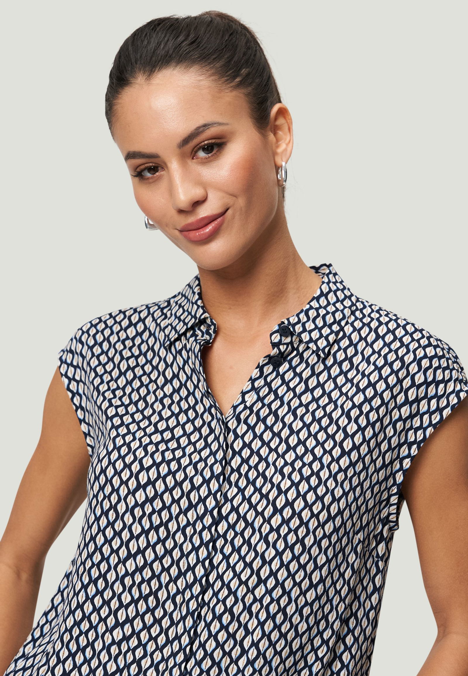 Zero |  Zero Druckbluse  | 34
