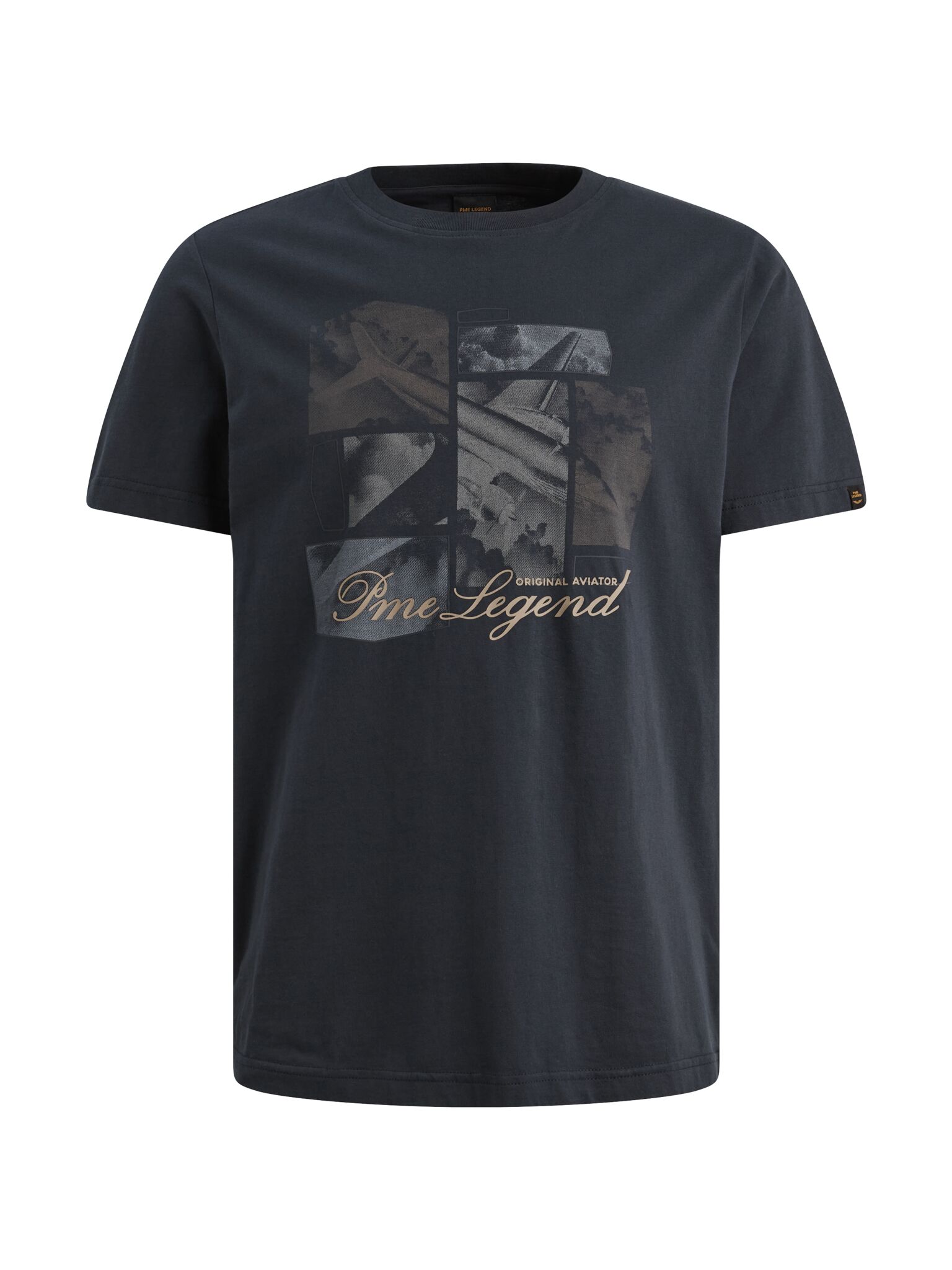 Short sleeve r-neck single jersey, Carbon #1