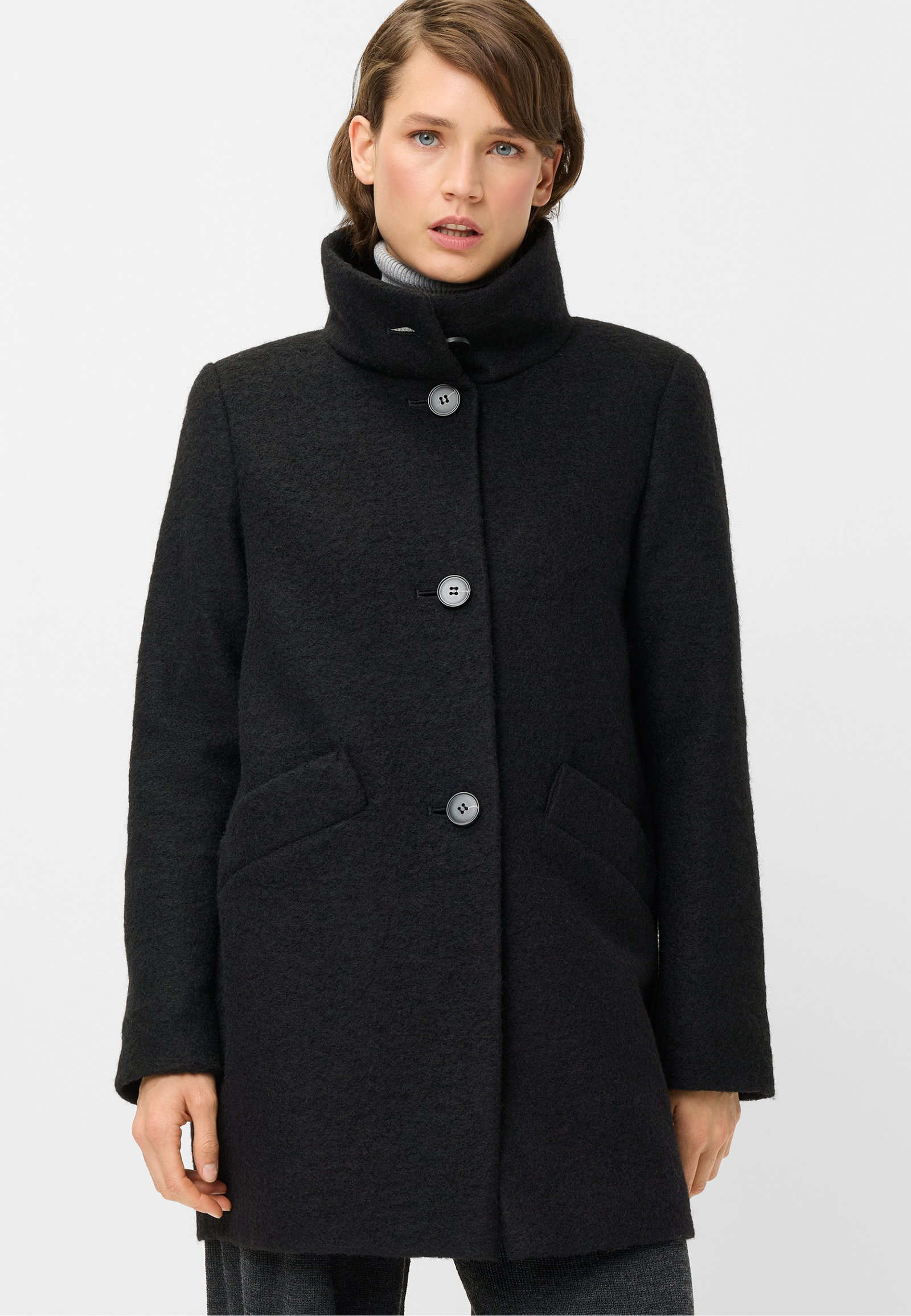 JACKE WOLLE, SCHWARZ #6