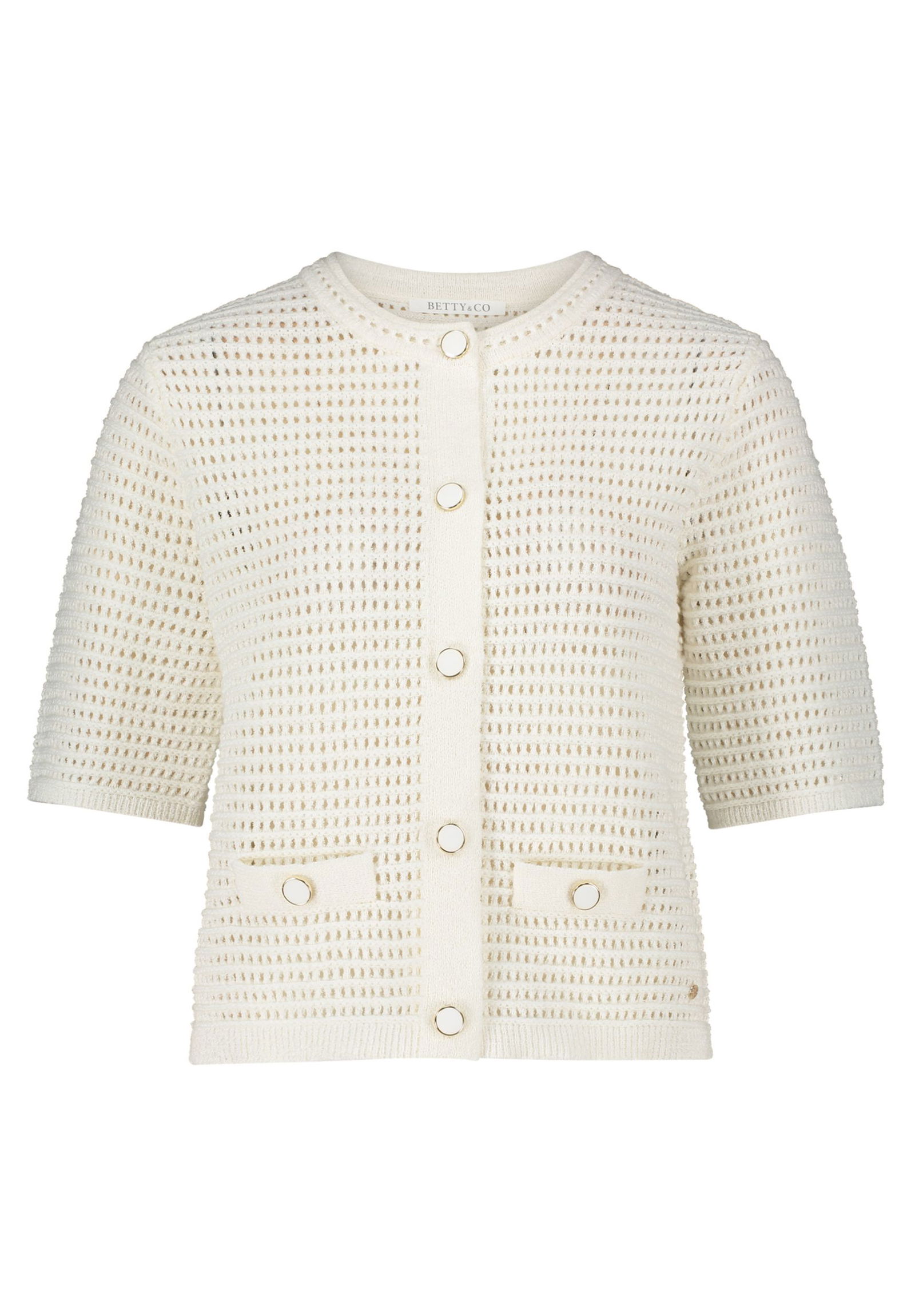 b466f0349ce15e2675df6660ec7ba982 Betty & CO | Betty & CO Strickjacke | Cardigan | 38 | rohweiß