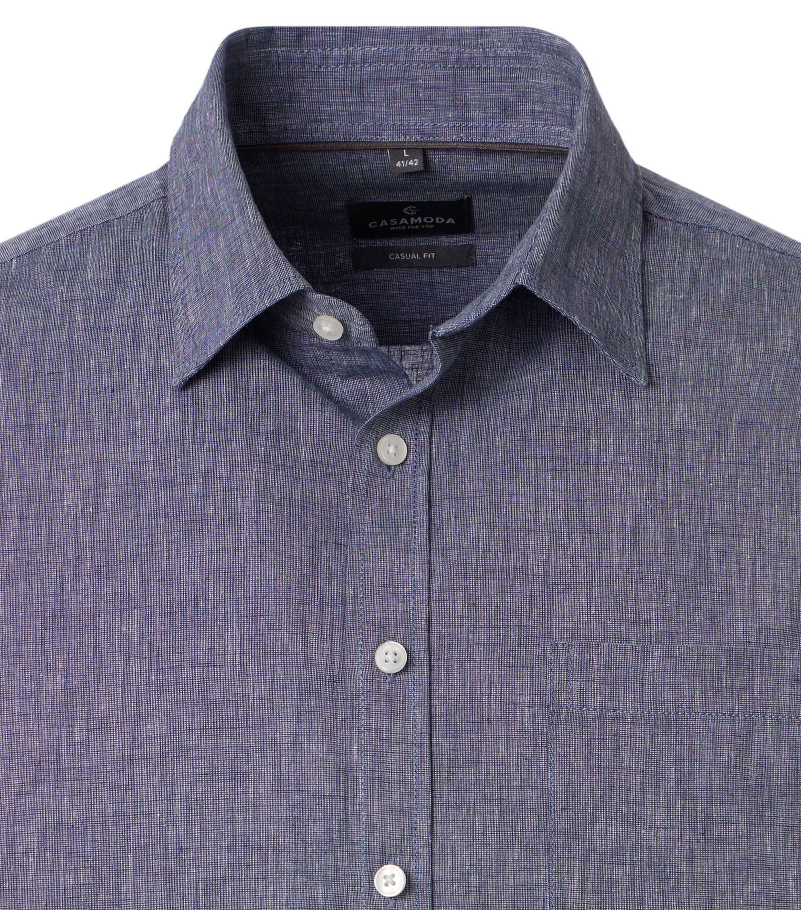 Casa Moda |  Casa Moda Hemd Regular Fit  | L | blau