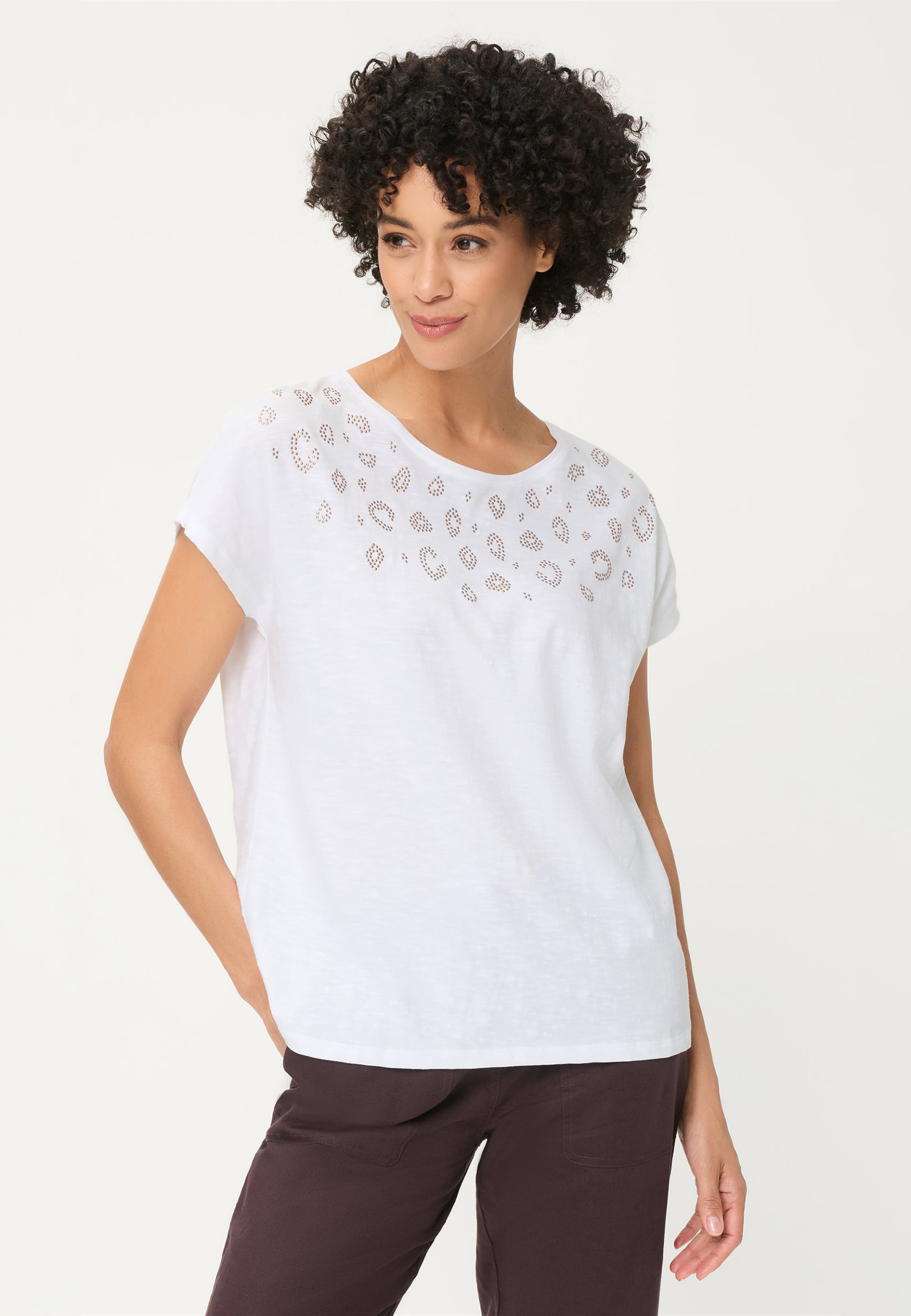 T-Shirt Short Sleeves, White #3