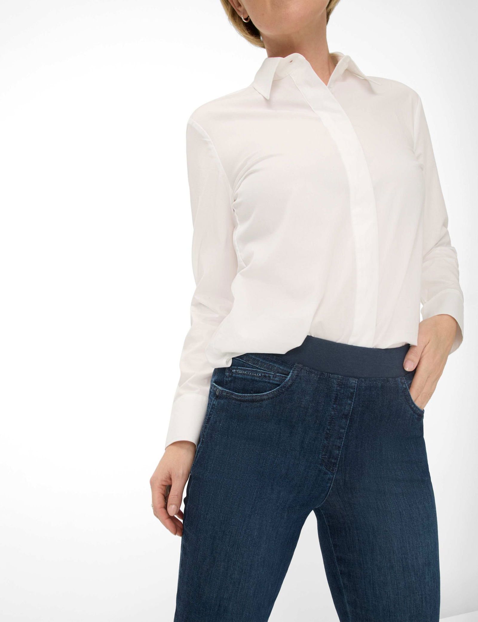 Raphaela by Brax |  Raphaela by Brax Schlupfhose im Slim Fit "Pamina" | 21 | stoned