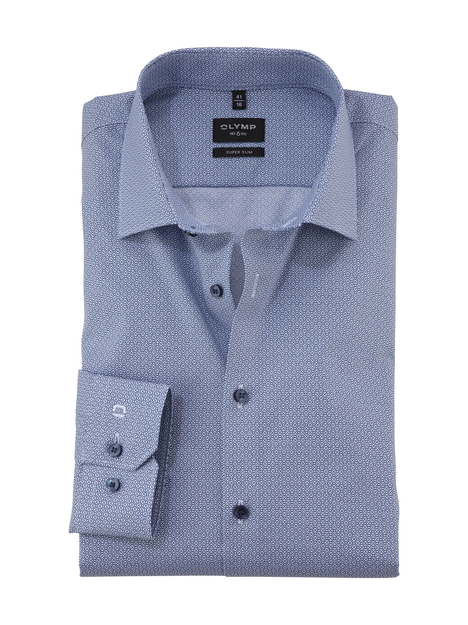 Olymp |  Olymp Hemd Modern Fit  | 39 | marine