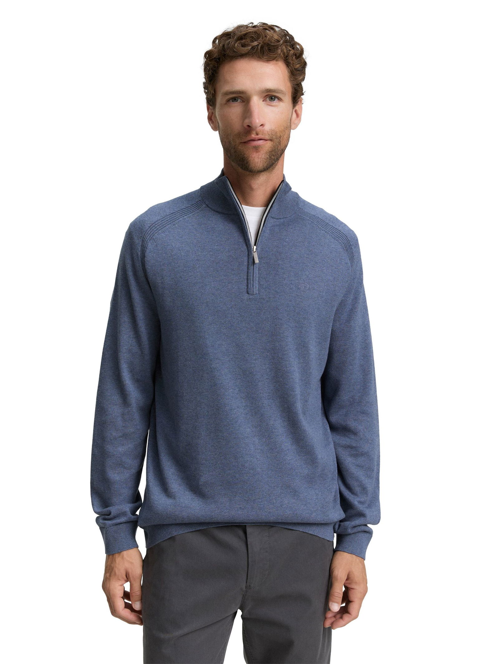 Tom Tailor | Tom Tailor Pullover | M | vintage indigo blue melange