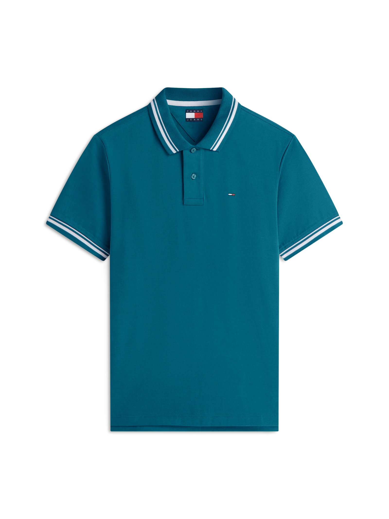 TJM REG TIPPED POLO EXT, GREEN #1