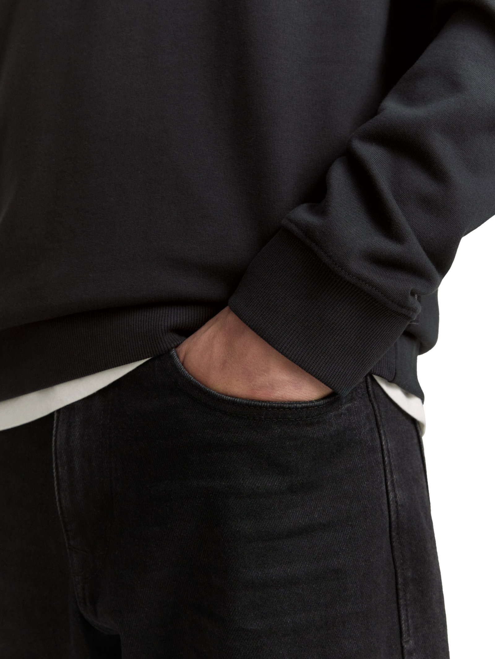 crewneck sweatshirt, Night Watch Black #5