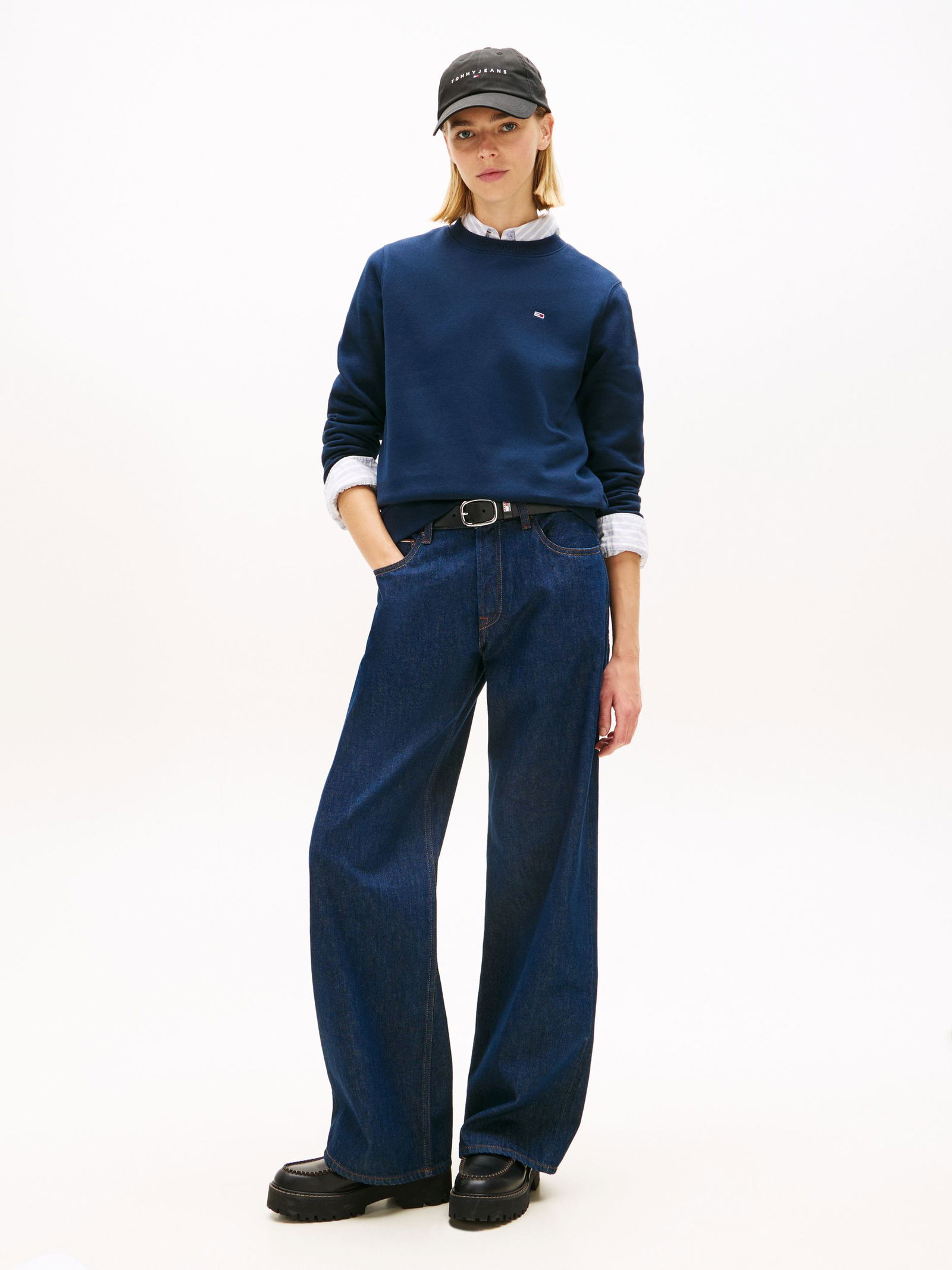 Tommy Jeans |  Tommy Jeans Pullover  | L | dark night navy