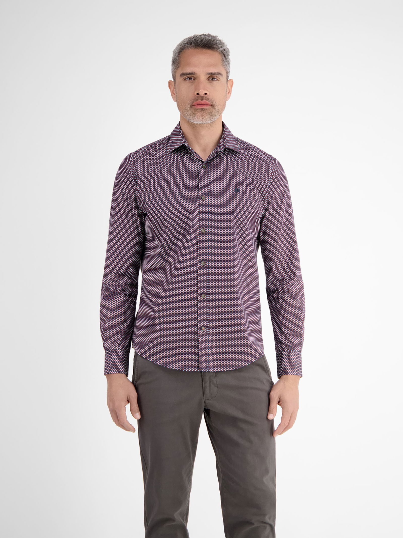 dcdc9f9f58a2a23c447a0933eda471bf |  HEMD 1/1 ARM, FJORD BLUE | M