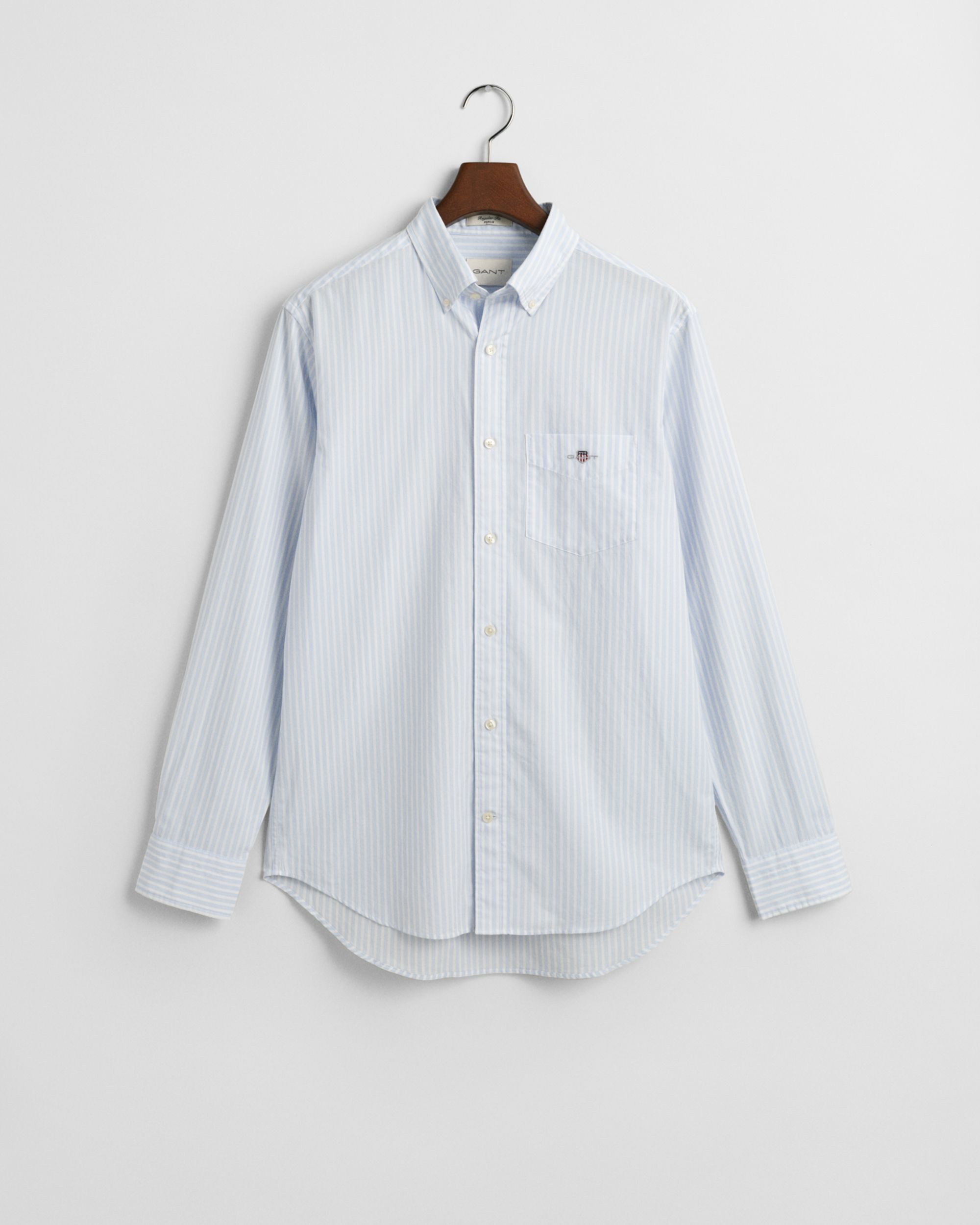 Gant |  Gant Hemd Regular Fit  | L | light blue