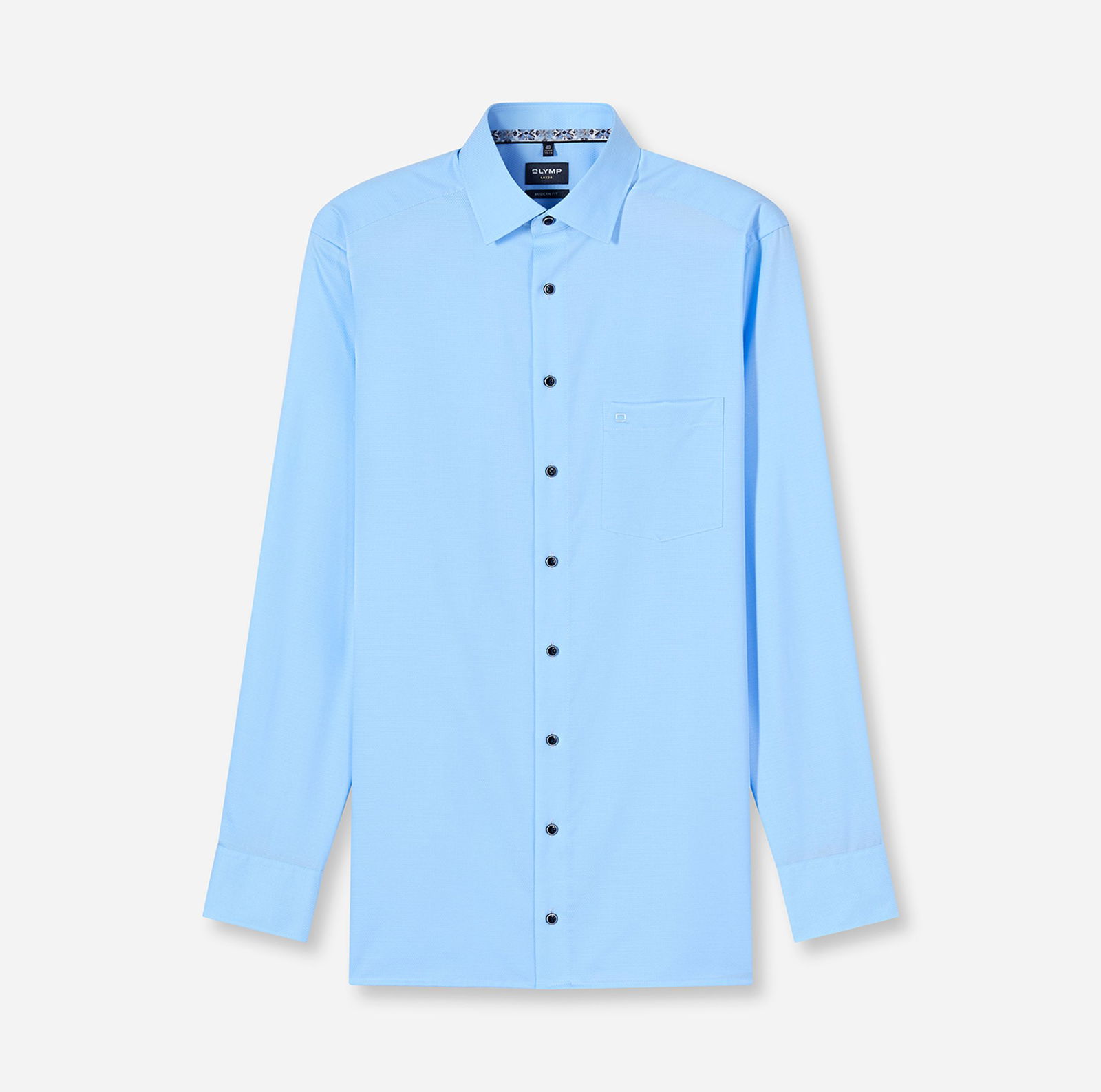 Olymp | Olymp Hemd Regular Fit | 41 | bleu