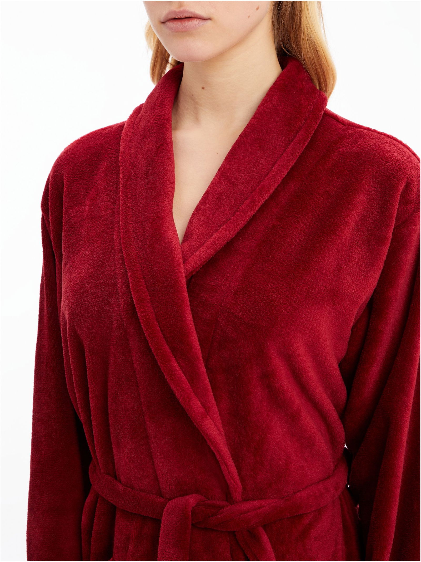 Calvin Klein Bademantel mit Kapuze 