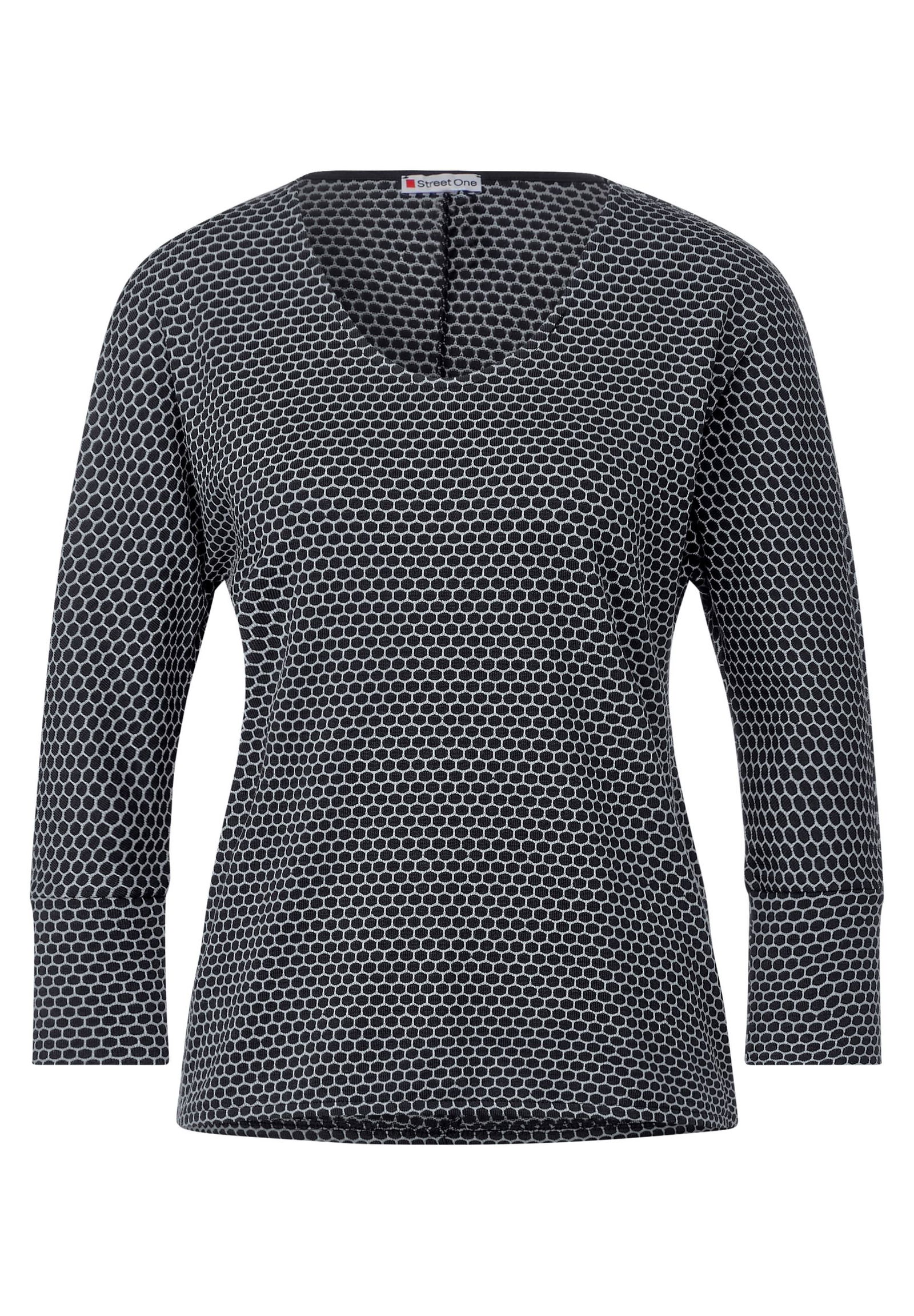fcab39020cab9f46fdfb4ed78346790f Street One |  Street One Top  | 36 | deep blue melange