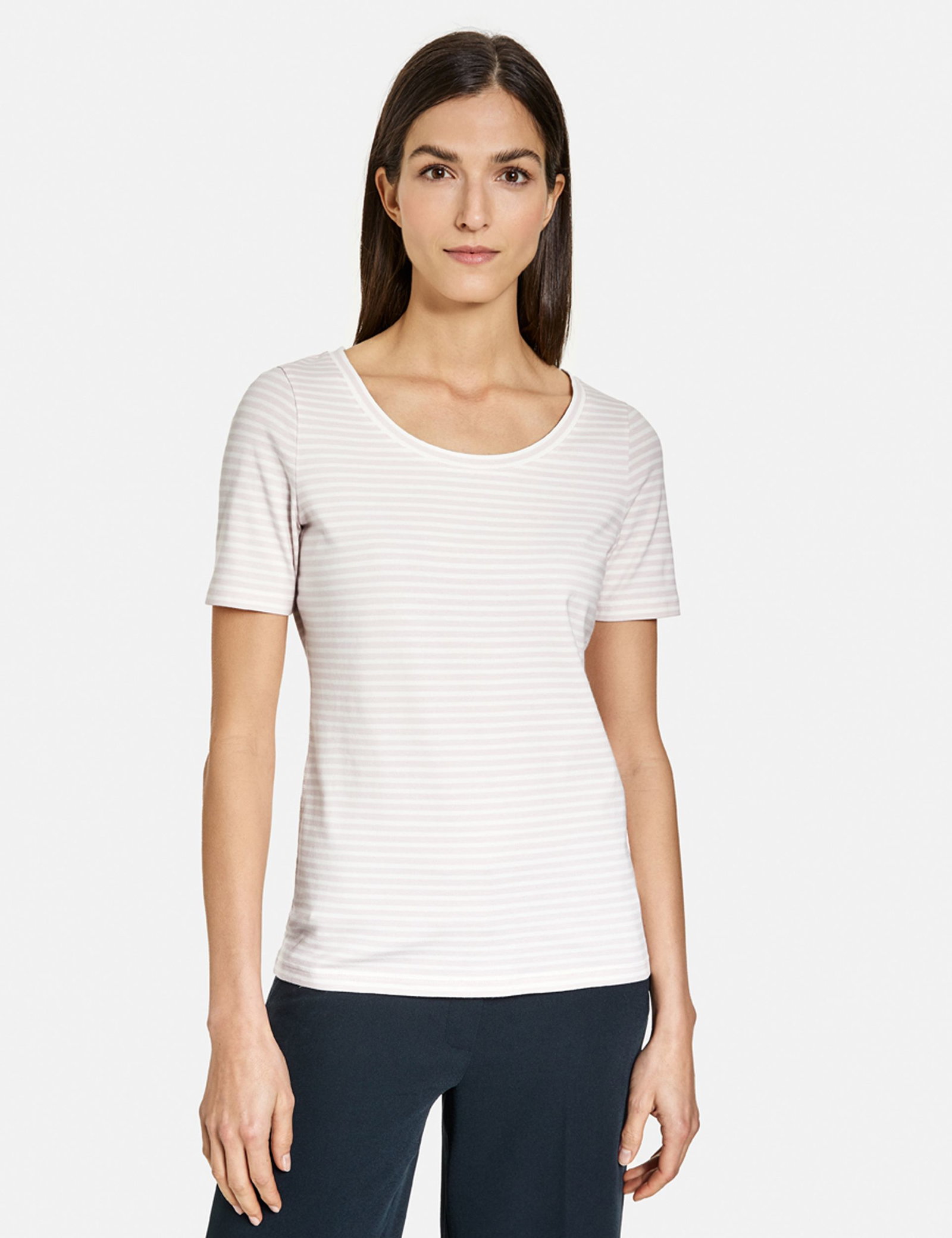 Geringeltes 1/2 Arm Shirt GOTS