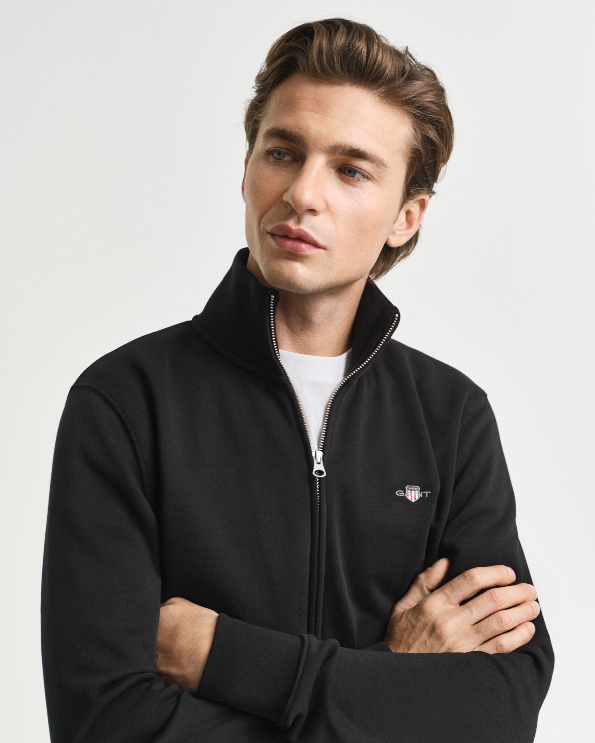 Gant |  Gant Sweatjacke "Shield" | XL | black