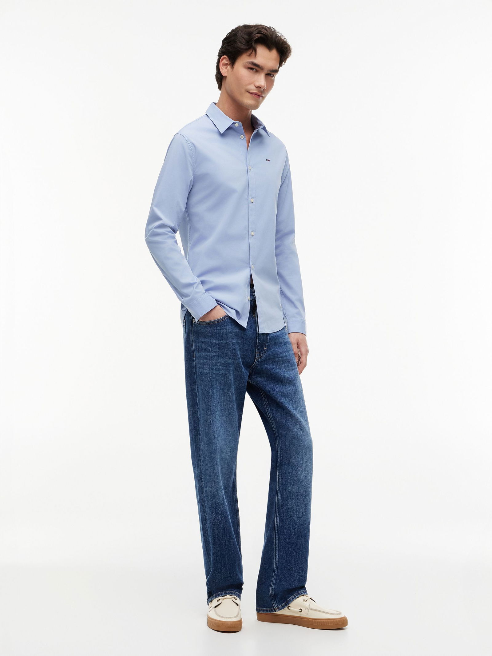 Tommy Jeans |  Tommy Jeans Hemd Regular Fit  | S | black iris