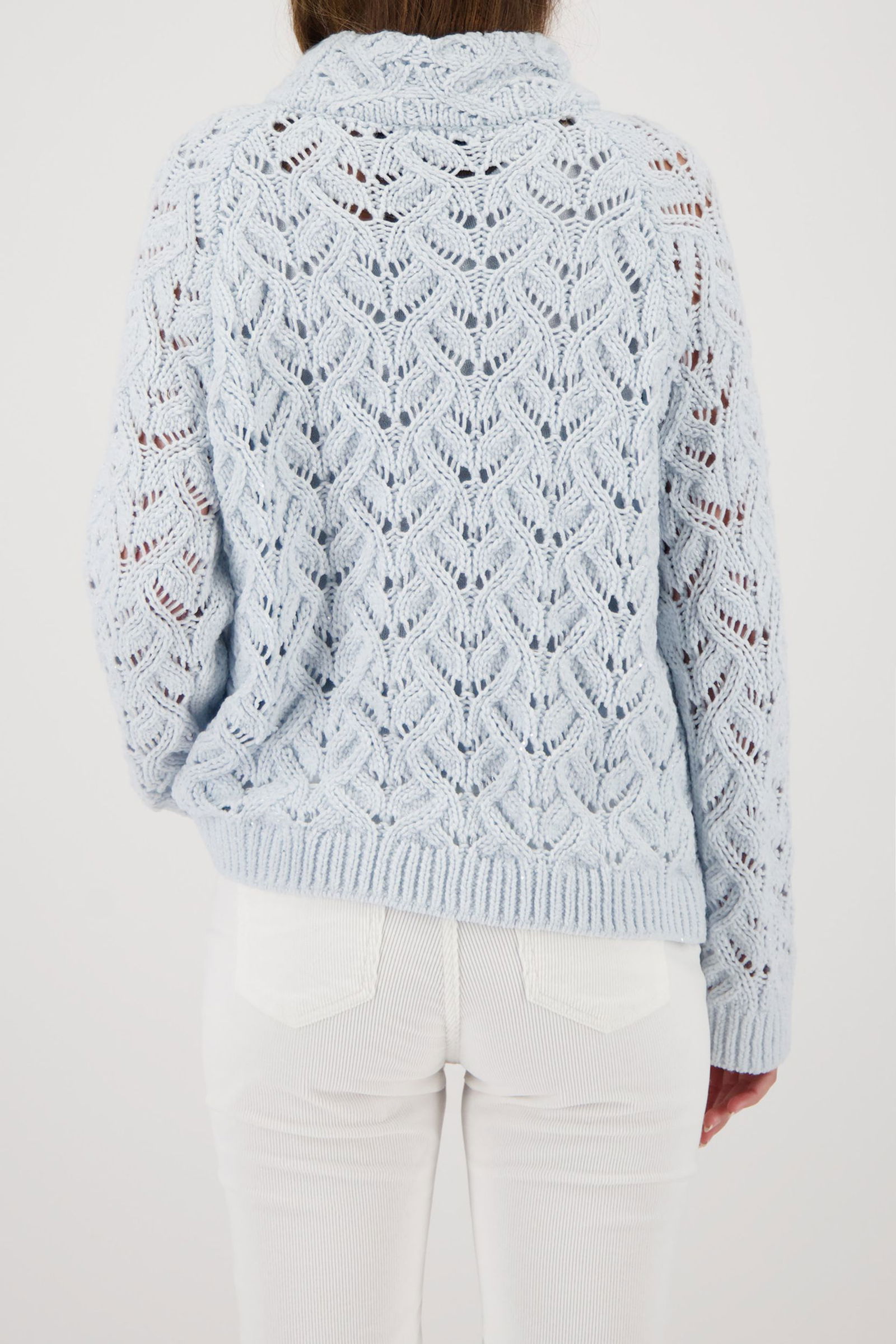 Monari |  Monari Strickpullover mit Ajour-Muster | 40