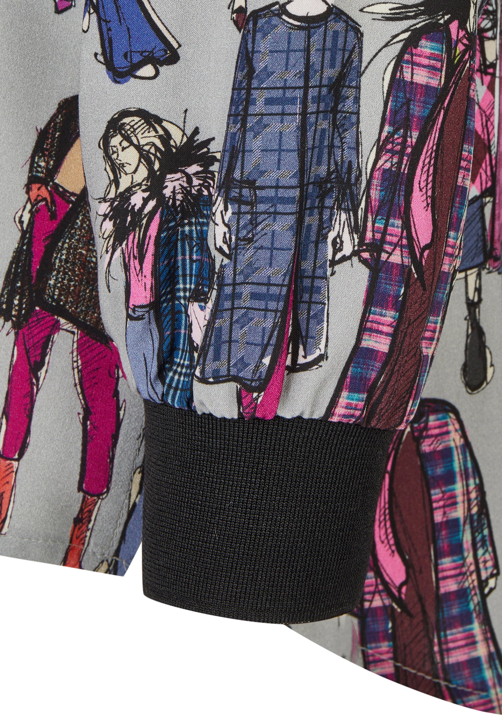 Bluse 1/1 Arm, Aubergine #3