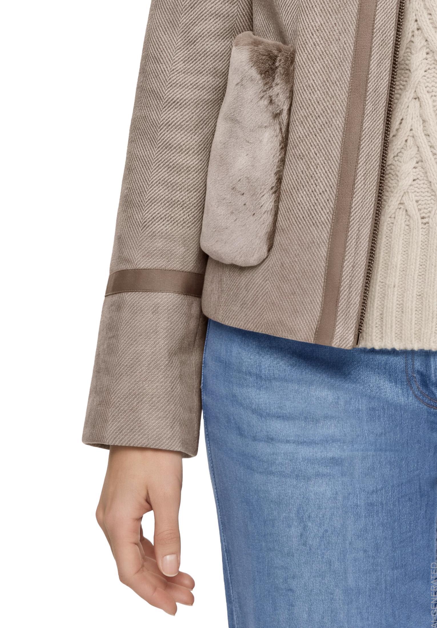 Jacke Wolle, Walnut Melange #7