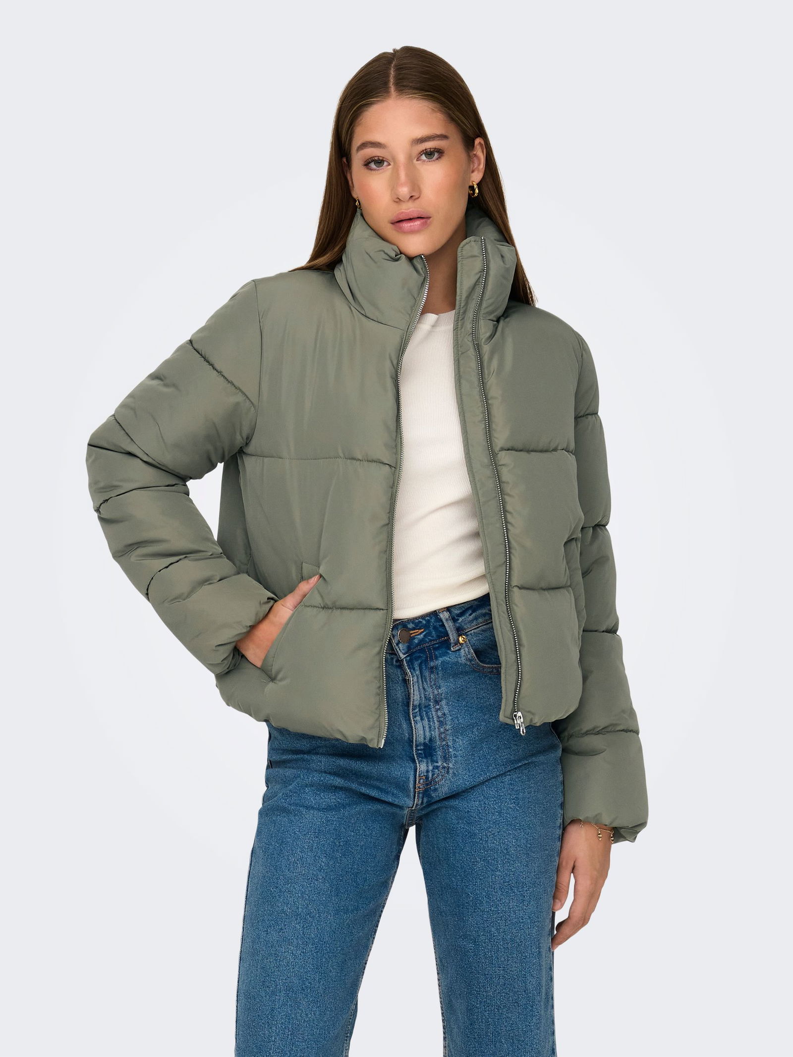 JDY | JDY Steppjacke | S | vetiver