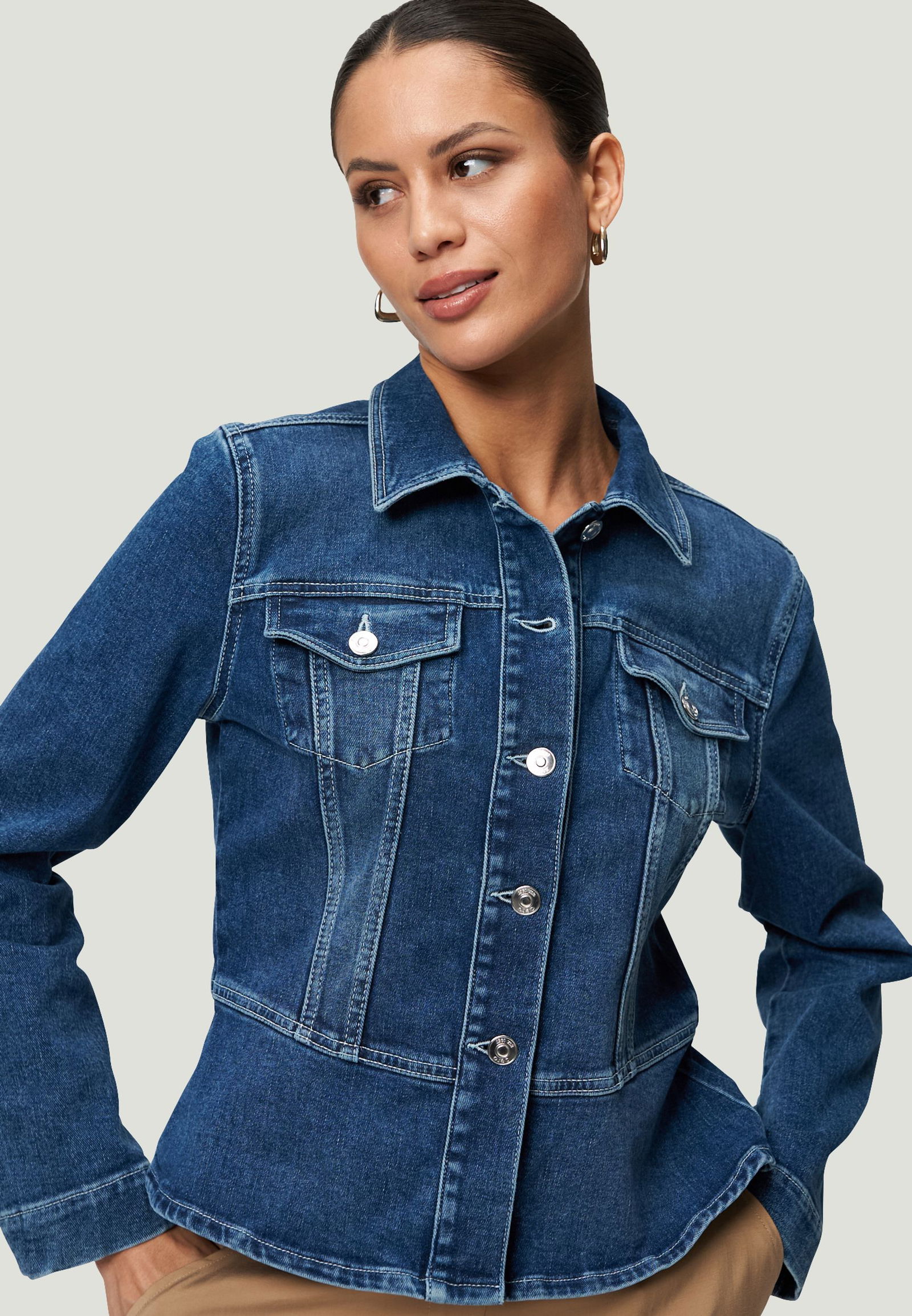 Zero | Zero Longblazer | 44 | blue denim