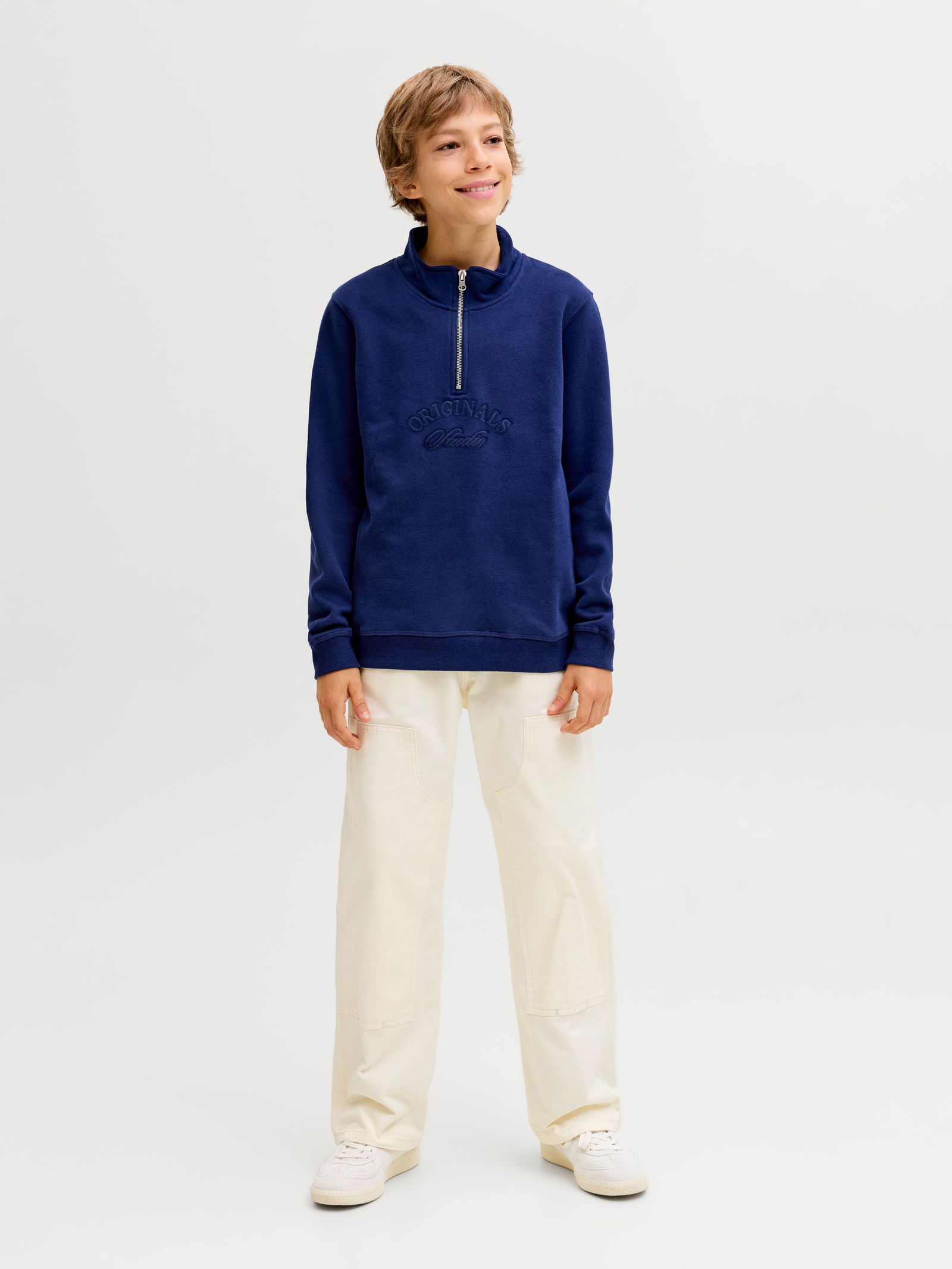 Jack&Jones |  JORBLEECKER BRANDING SWEAT HIGH N BF JNR | 152