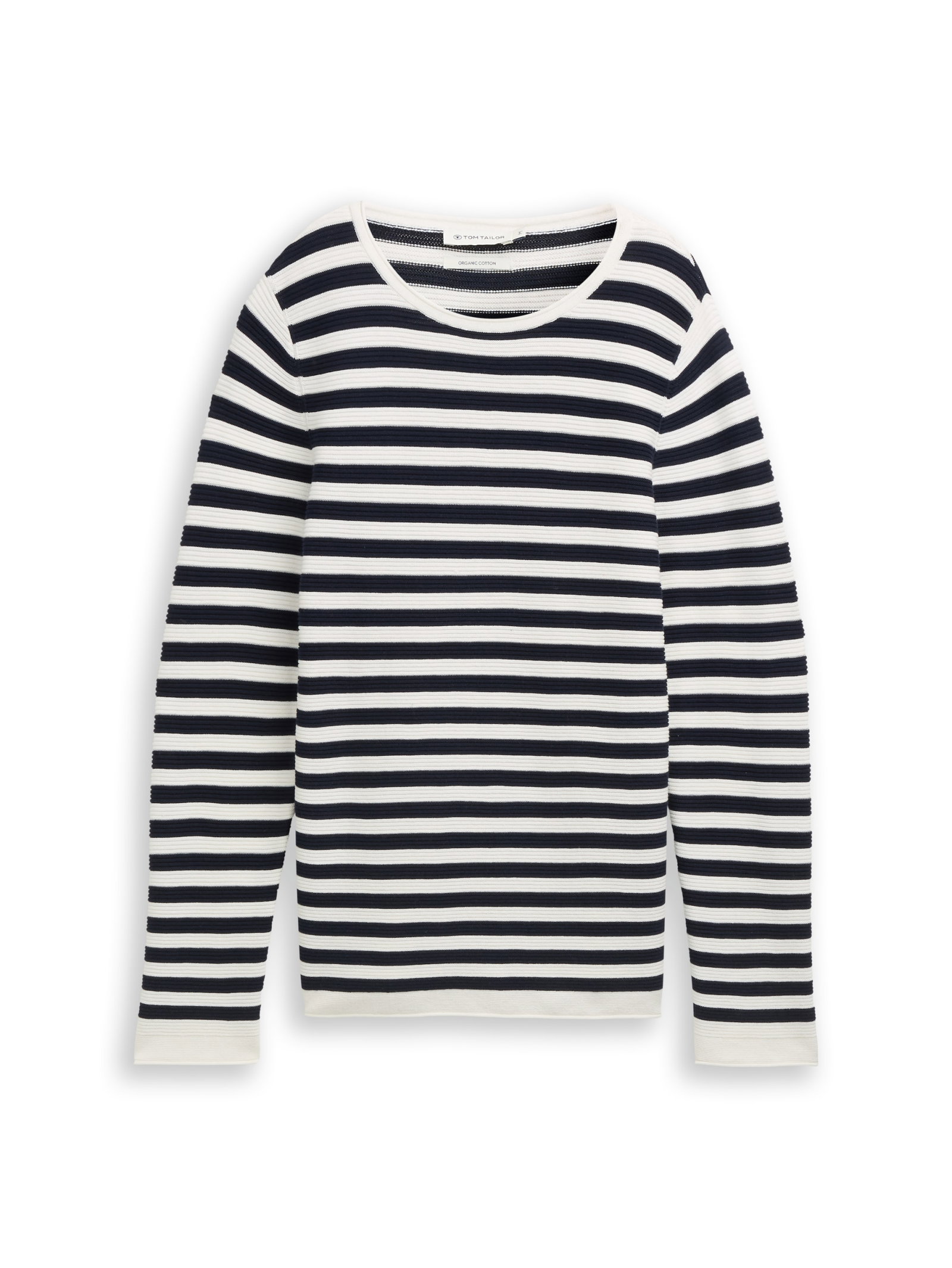 sweater new ottoman, dark navy white stripe #1