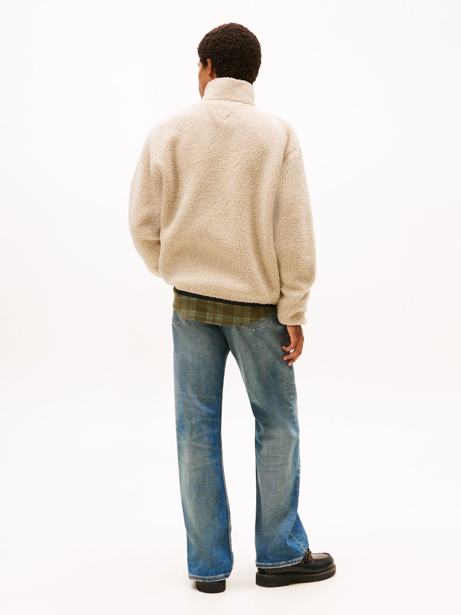 Tommy Jeans |  TJM RLX BADGE ZIP-THRU TEDDY EXT | S