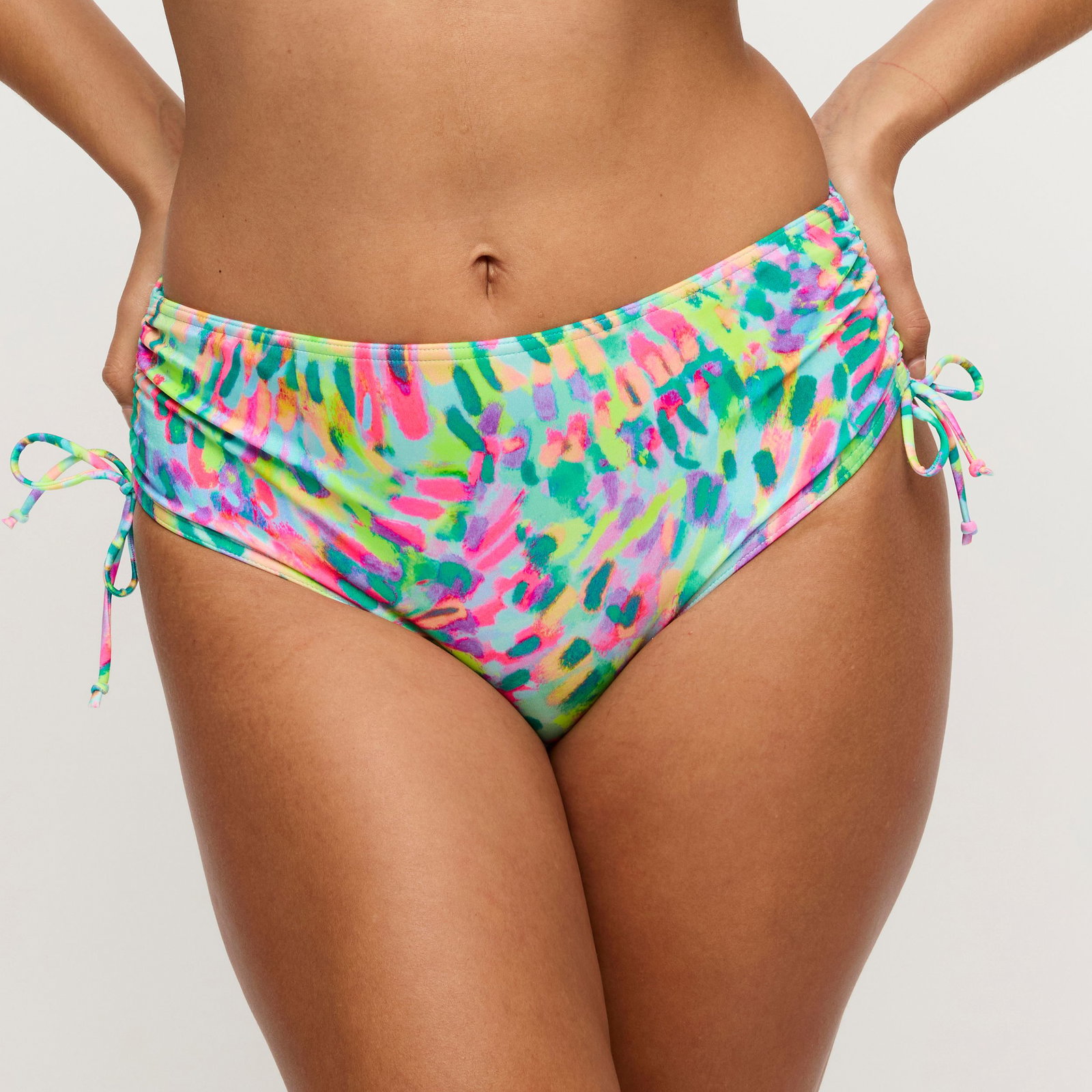8dd7a467fc8faf14165865e62892f479 PrimaDonna | DOUALA Impressionist Summer Bikini Taillenslip m. Schnur | 42 | impressionist summer