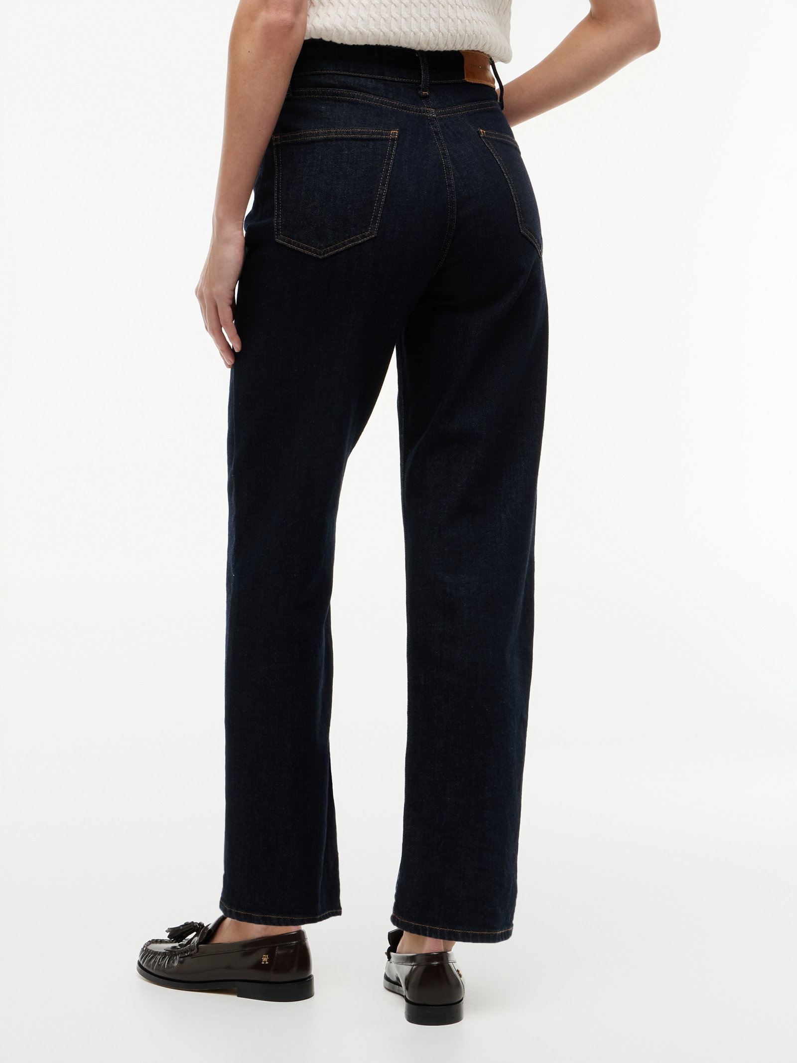 TAPERED RINSE HW ANKLE, DENIM #4