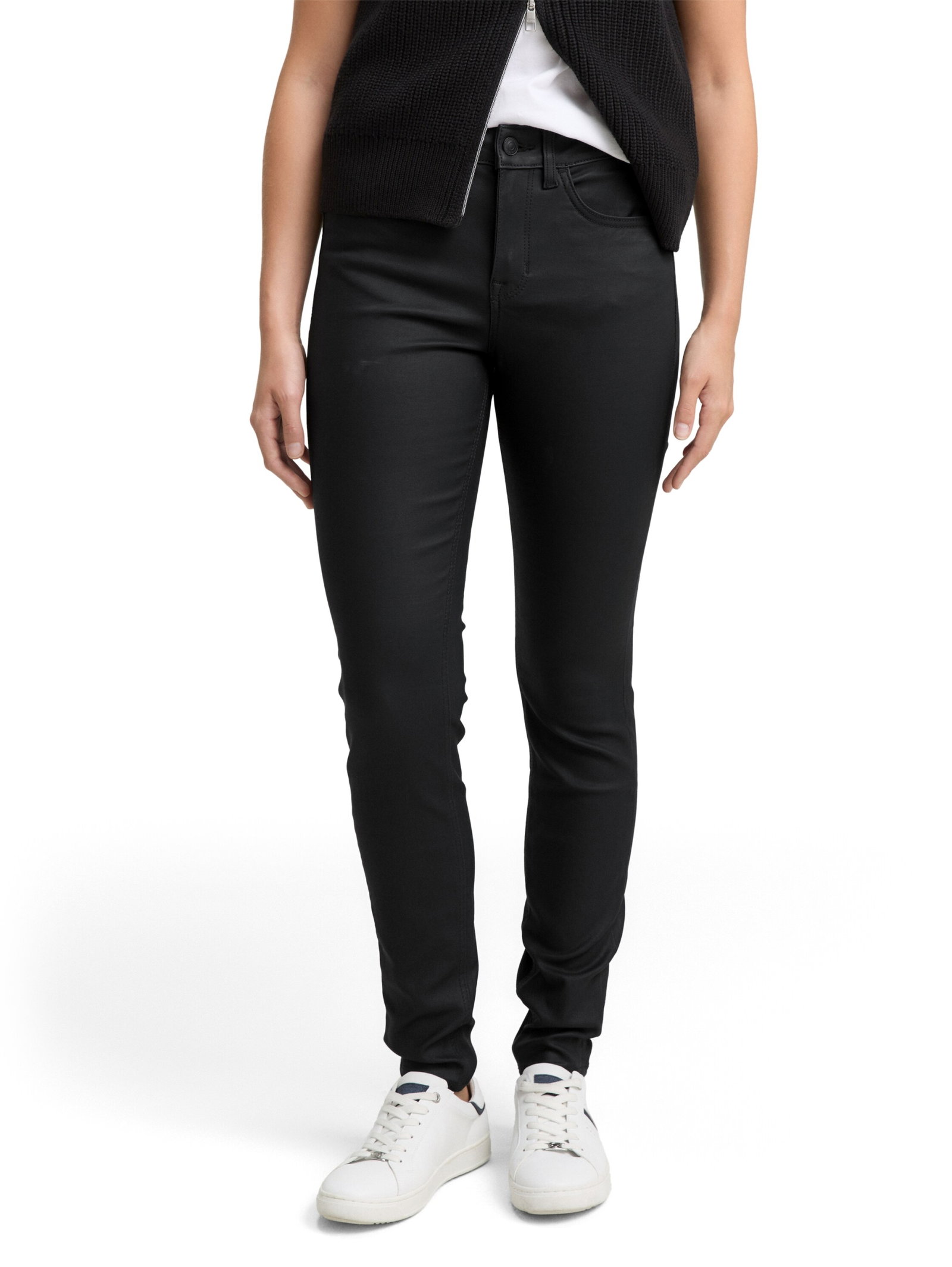 TTNELA SKINNY, coated black denim #2