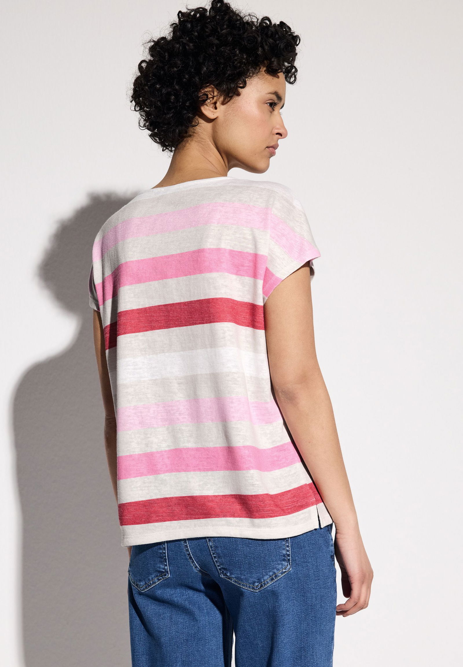  | SOL_LTD QR big multicolor stri, soft jade green | 44 | glory red
