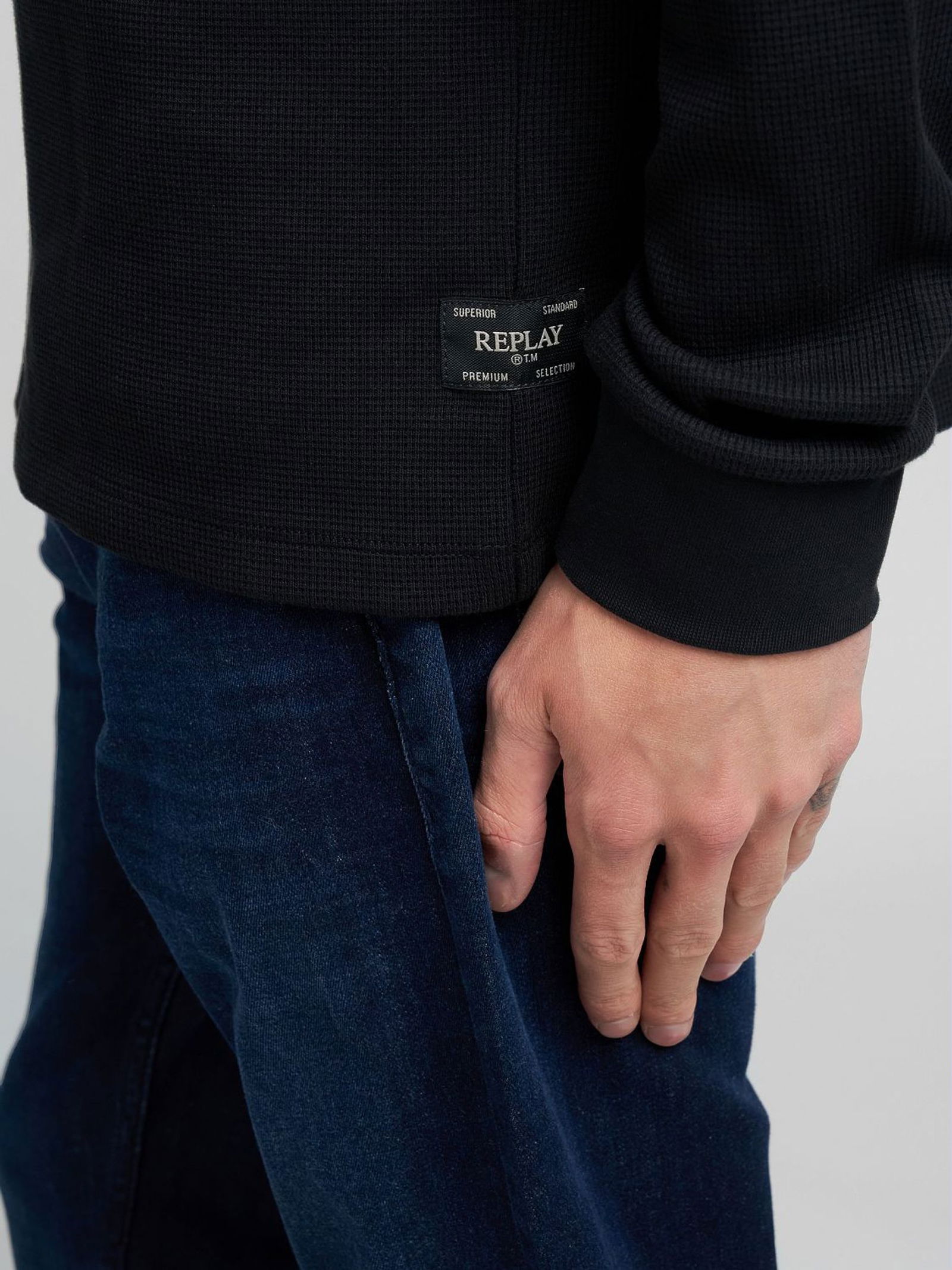 Replay |  Replay Longsleeve | M | black