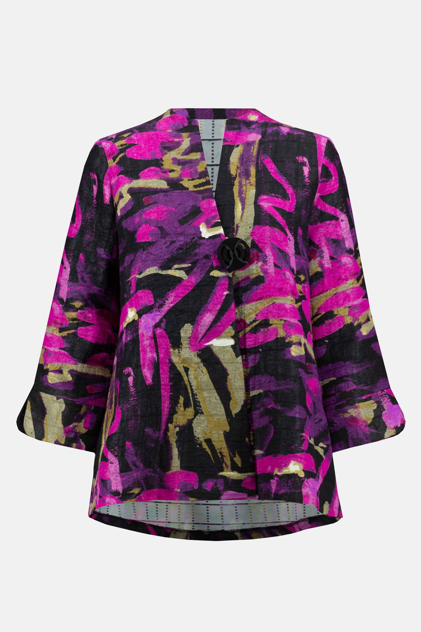 Trapezjacke mit abstraktem Muster