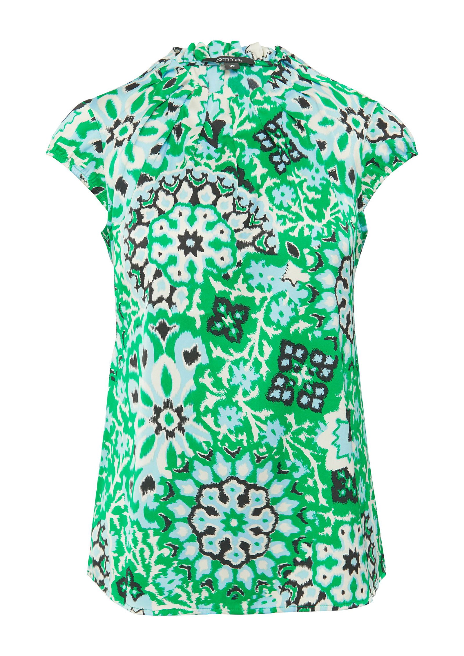 082d1b5fa52e8221acadf088fd437005 Comma |  Comma Druckbluse  | 48 | 76A3