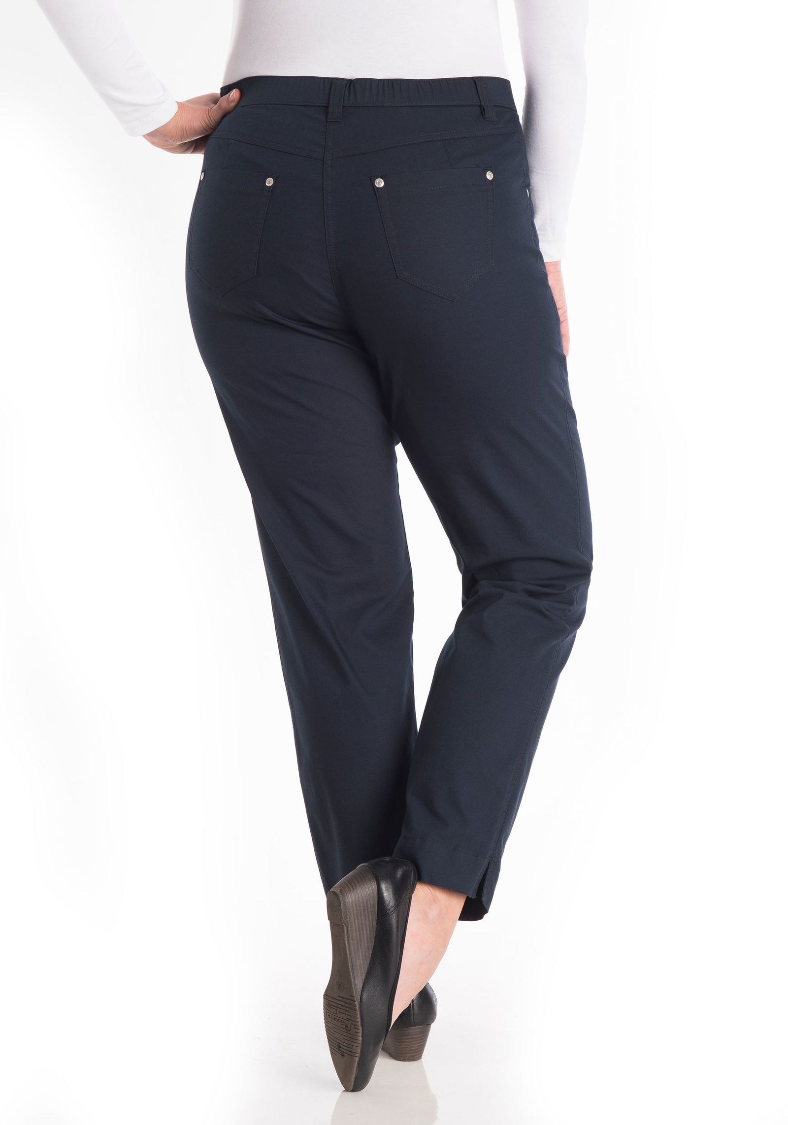 KjBrand | KjBRAND Chinohose »Betty Chino« mit Komfortbund | 46 | blau