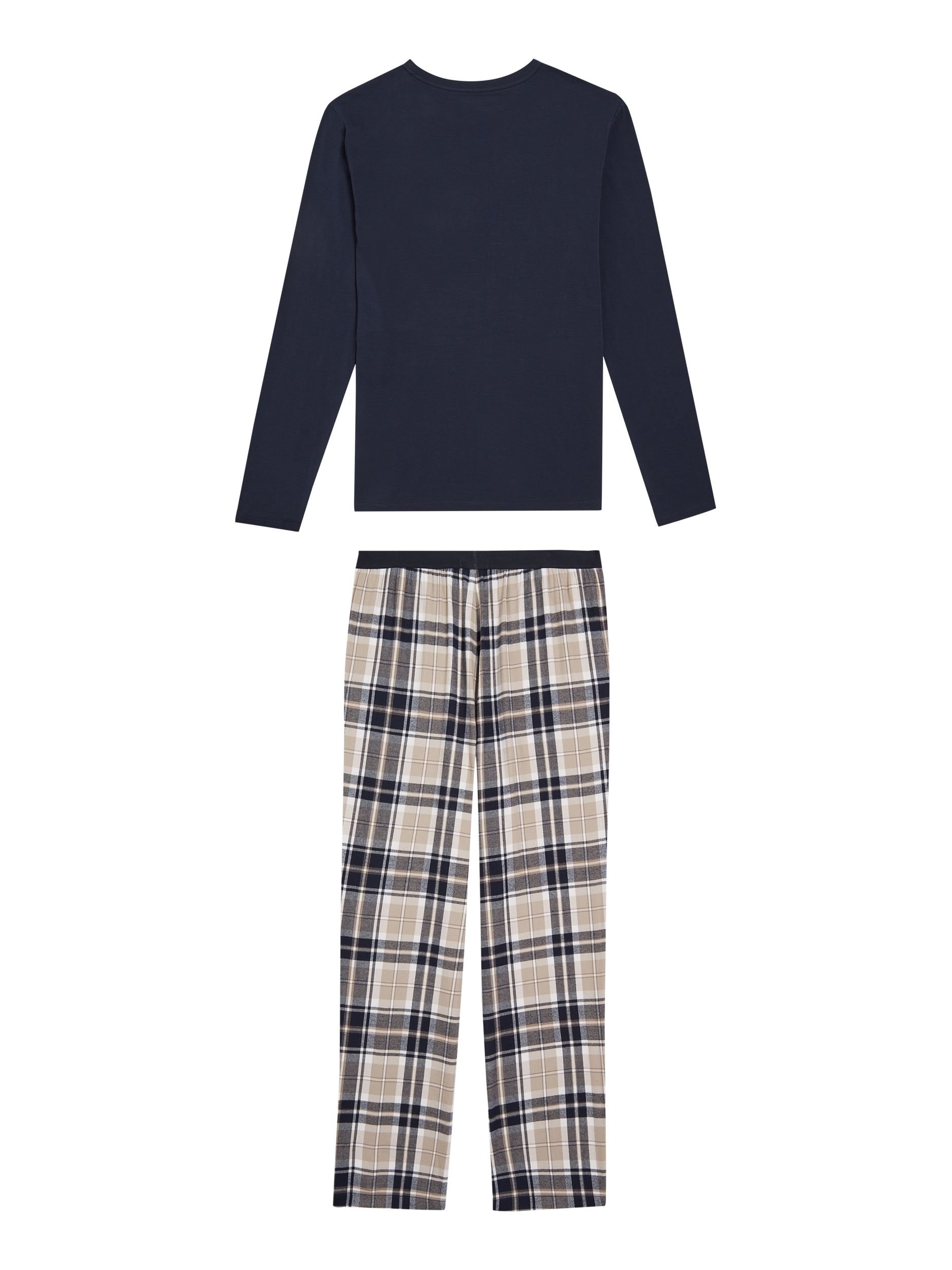 LS PANT SLIPPERS SET FLANNEL
