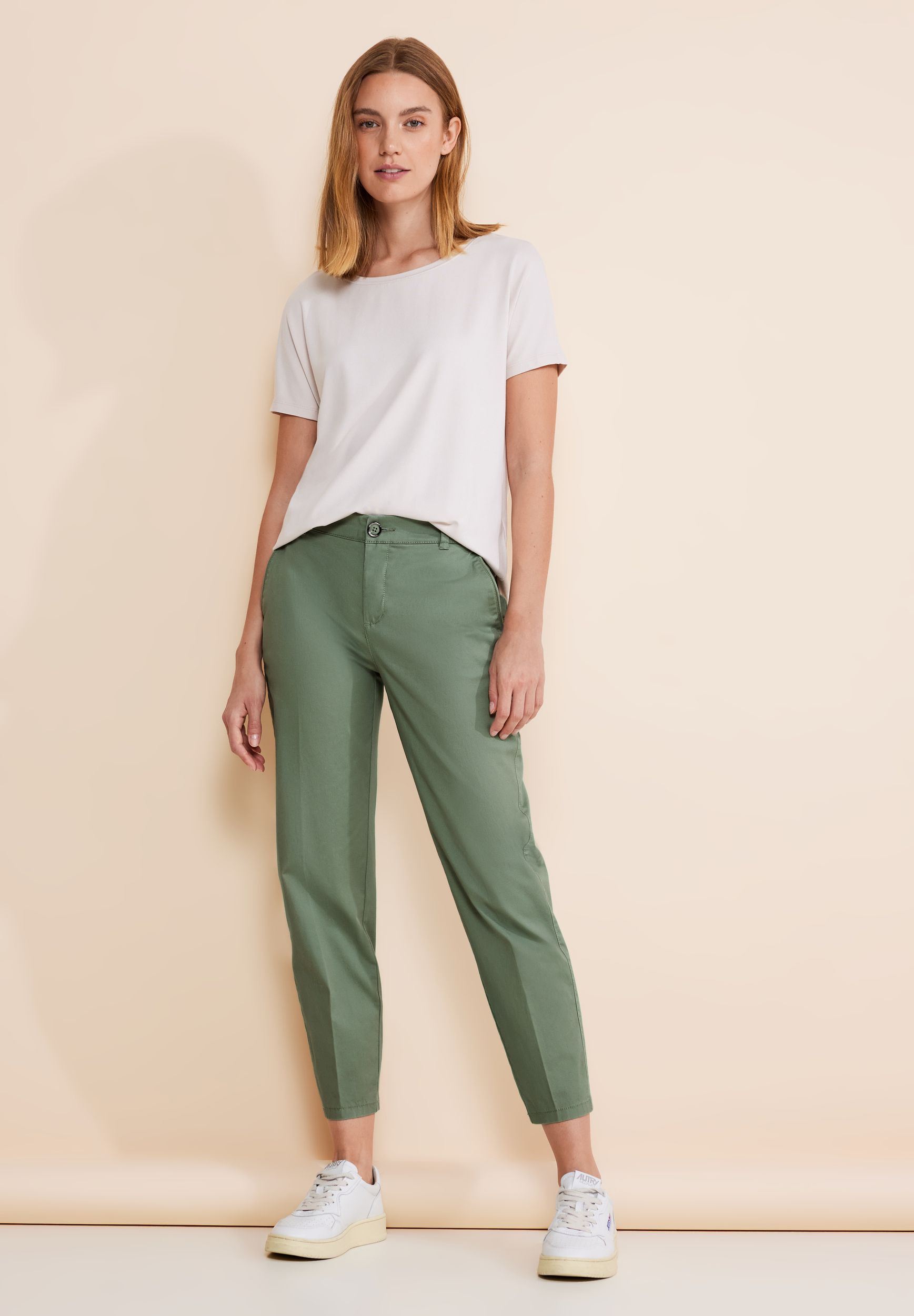 Street One |  Street One Chino  | 34/28 | dry salvia green