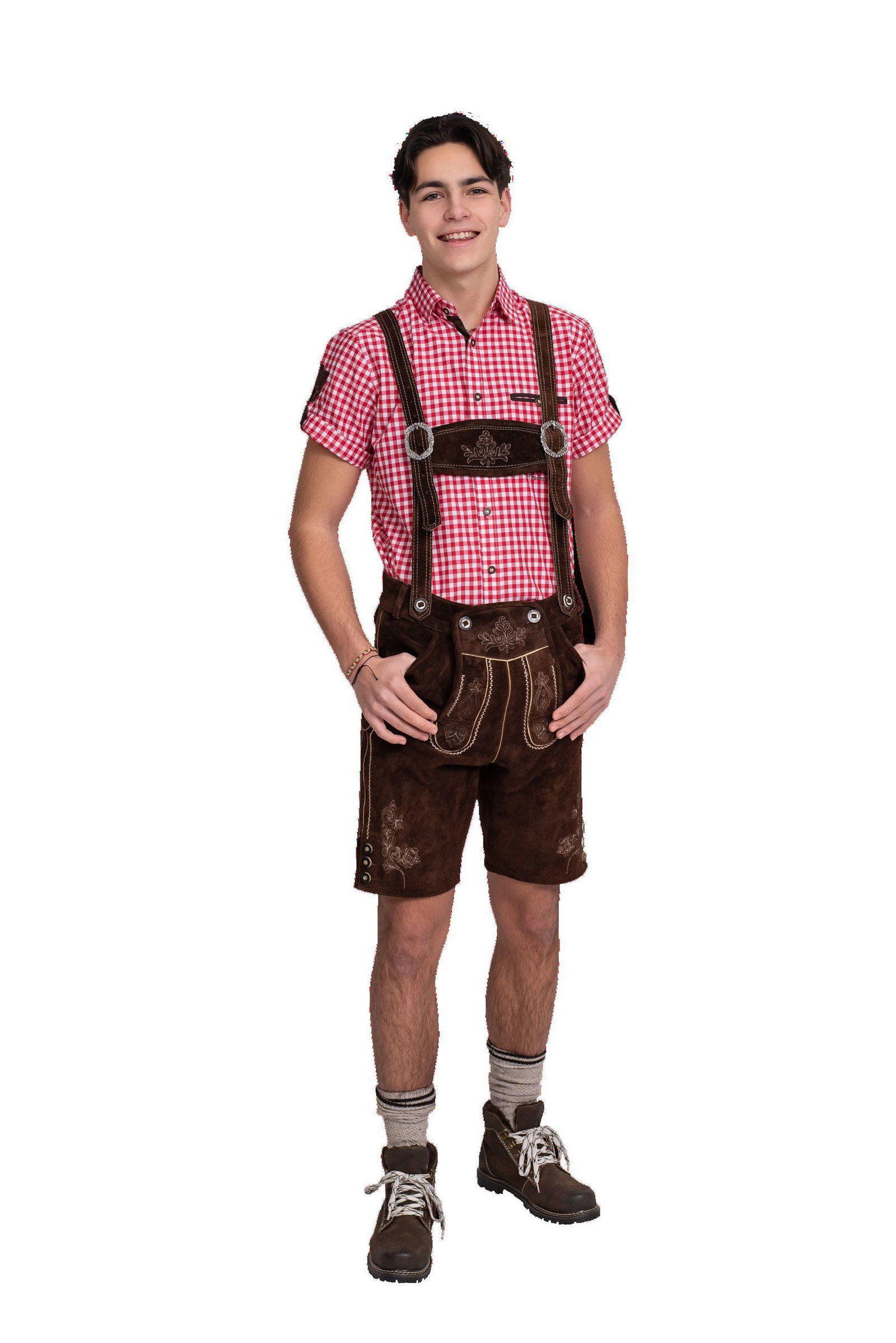 Haus Huberts Lederhose kurz #1
